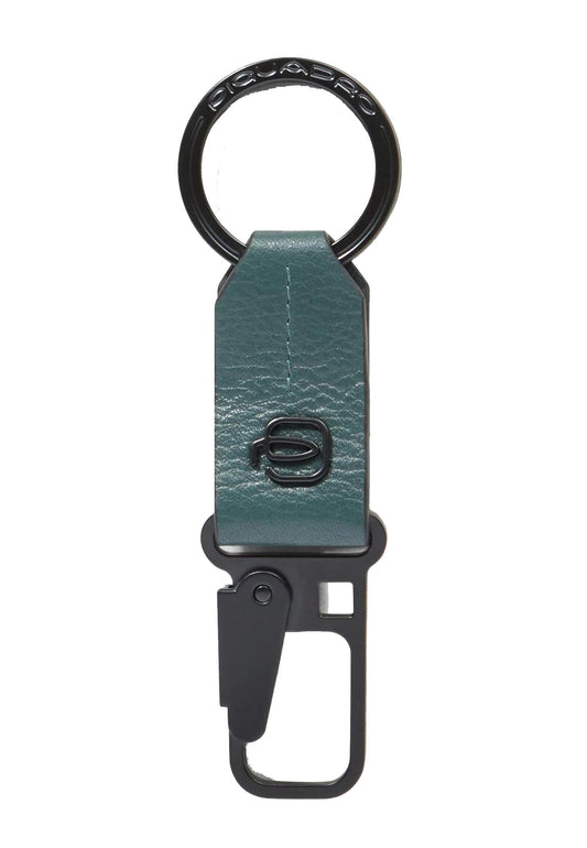 Moschettone portachiavi in pelle verde Piquadro A25 PC6846W137 VEVE PIQUADRO 