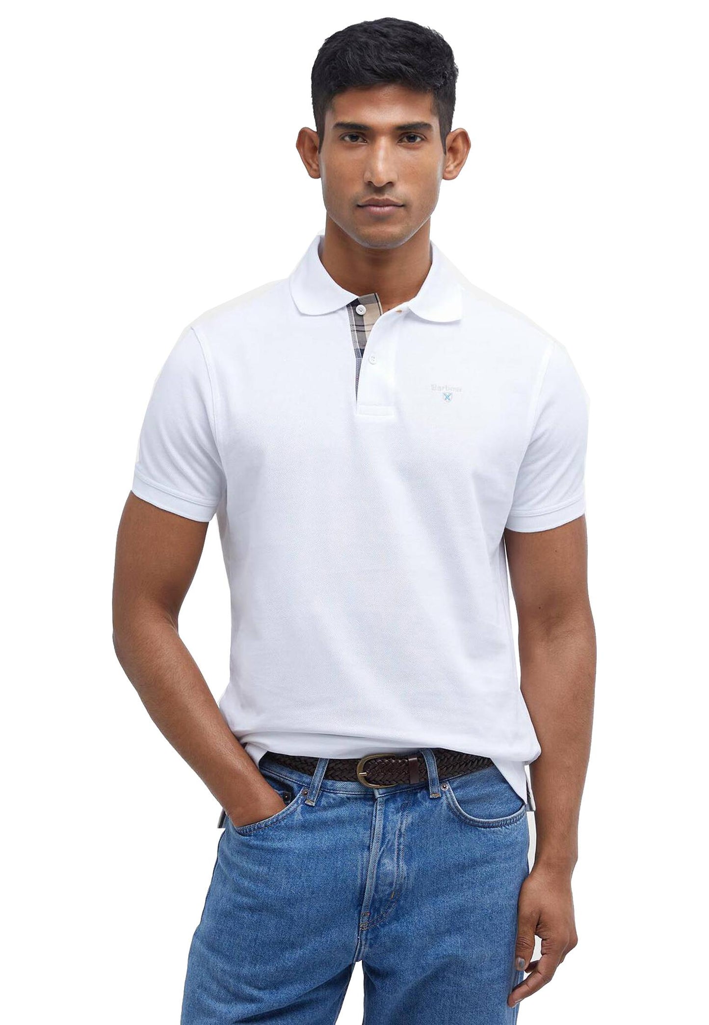 Polo mezza manica classica bianca Barbour P26 MML0012 WH11WH11 BARBOUR 