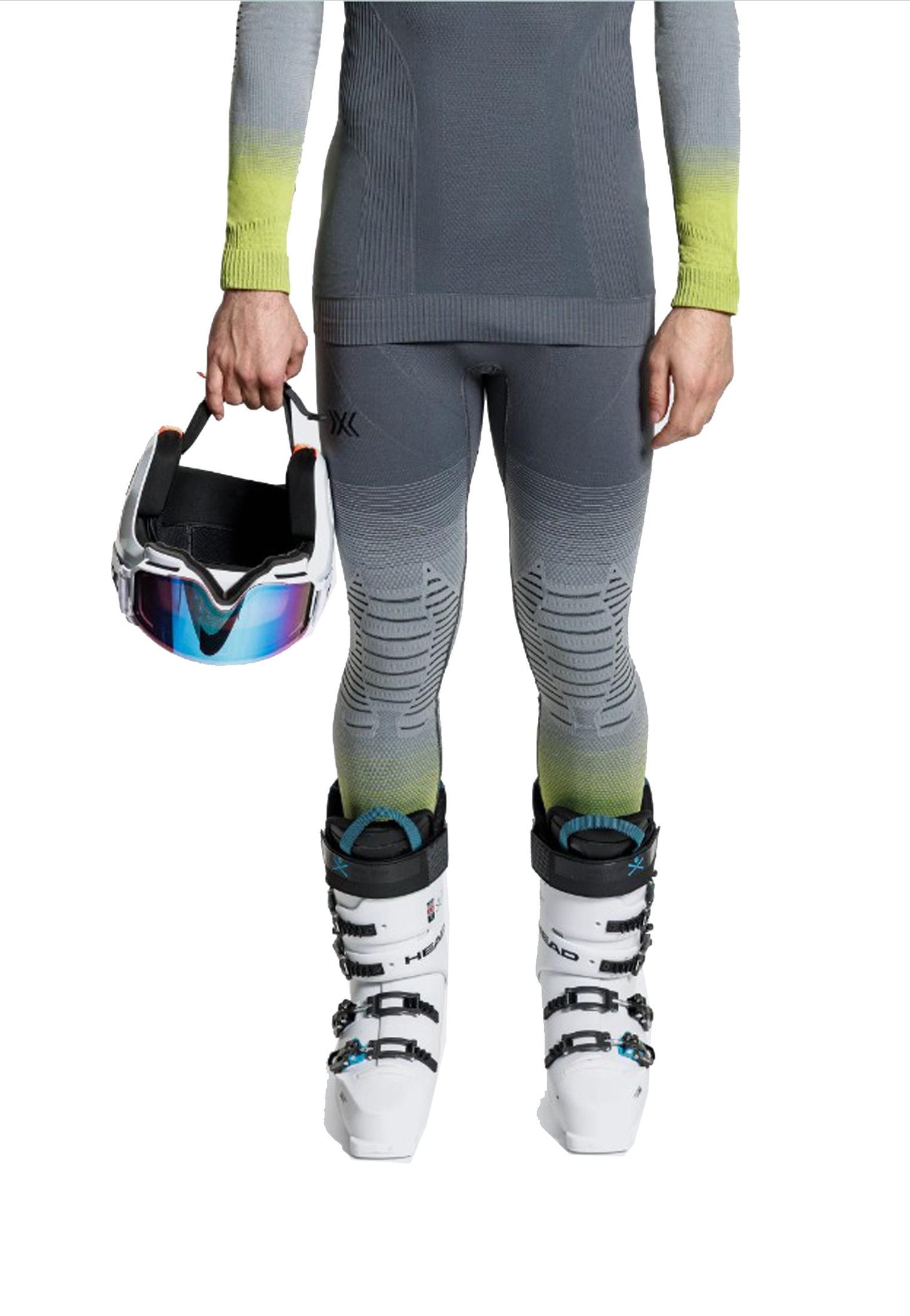 Pantaloni termici sottosci sportivi grigi Invent Graphics X-Bionic A25 IN-YPPYW24M G816G816 X-BIONIC 