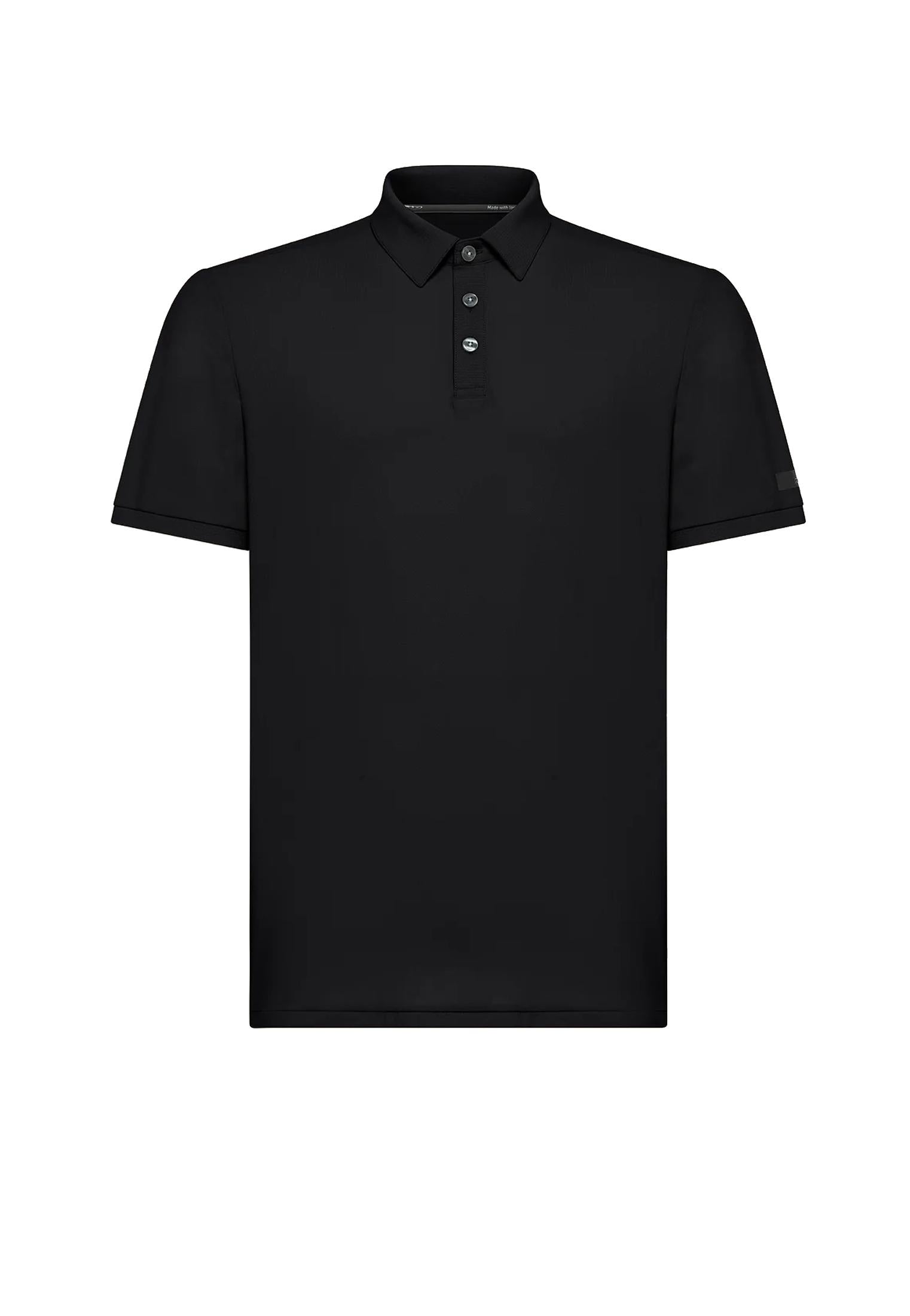 Polo a mezze maniche blu elasticizzata traspirante Square RRD P26 26224 6060 RRD 