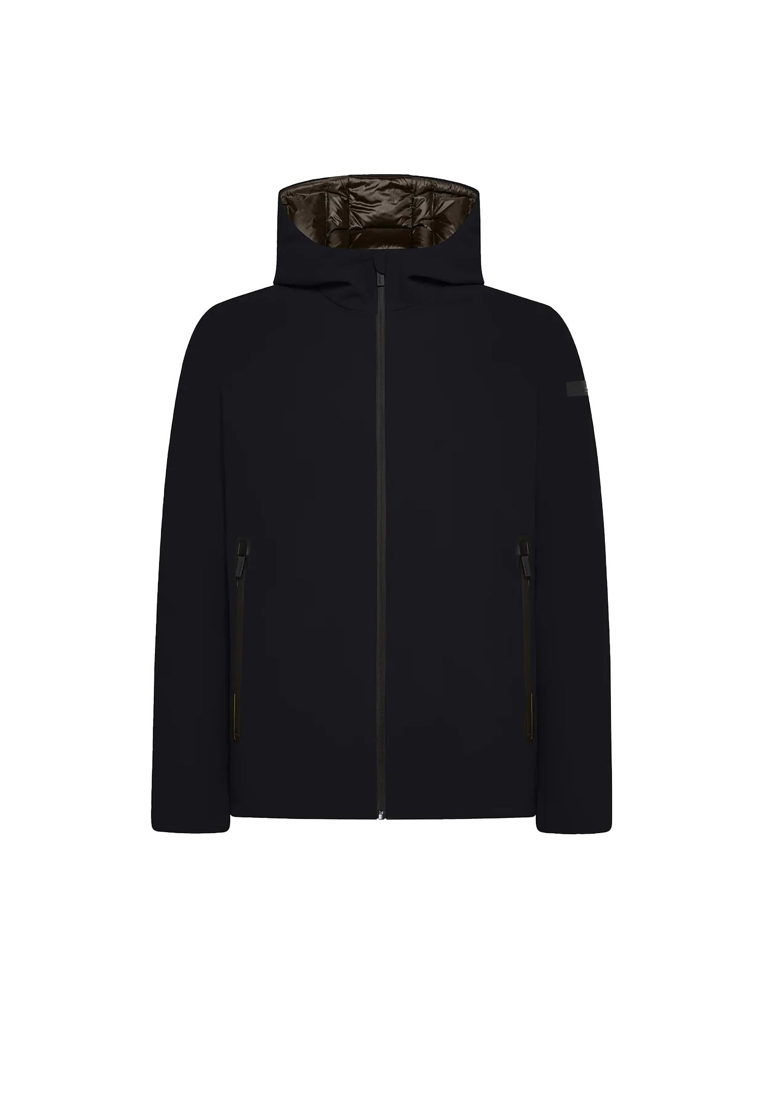 Giubbotto invernale con cappuccio nero Suflex Winter Storm RRD A25 W25001 1010 RRD 