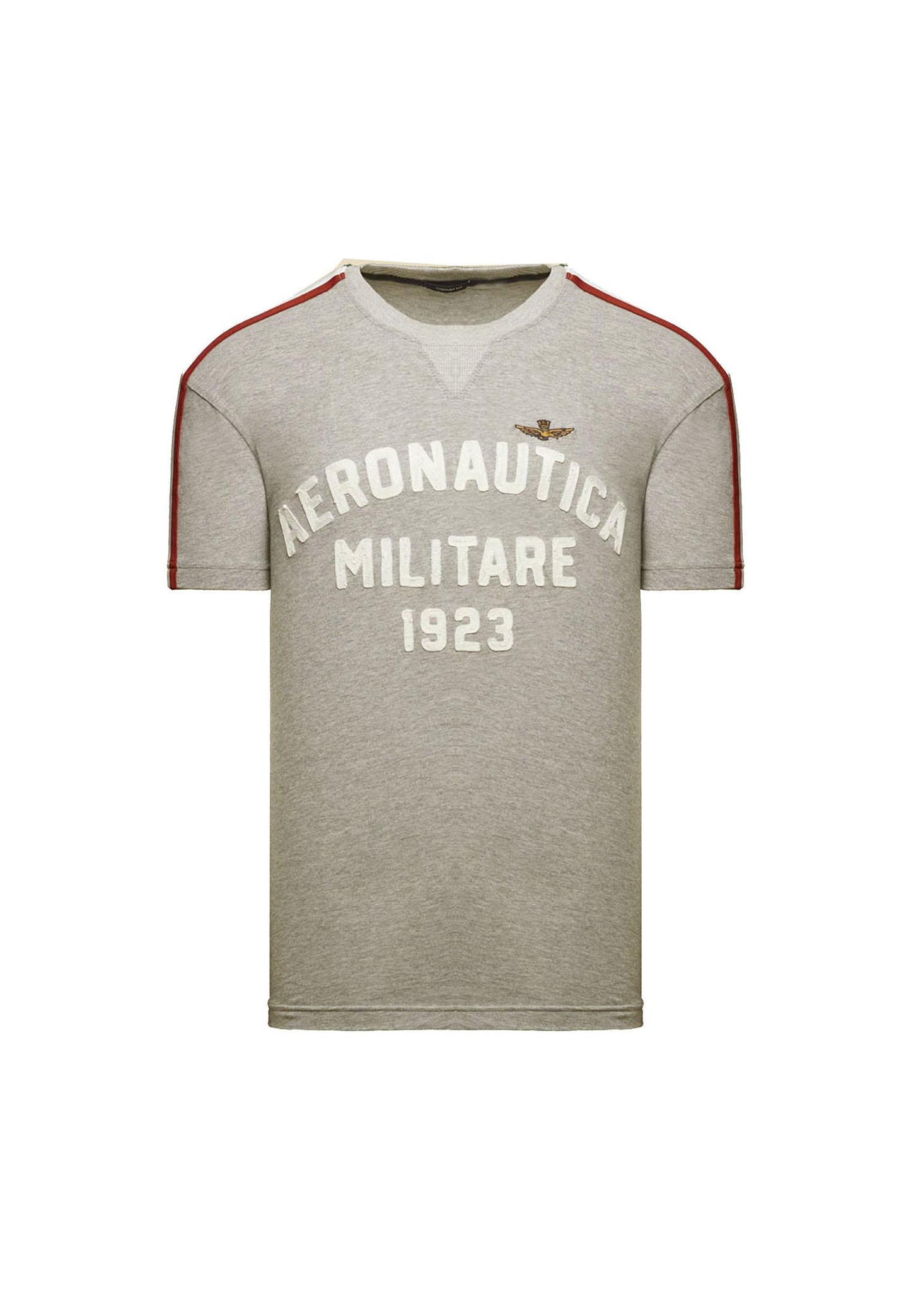 T-shirt girocollo grigia sportiva Aeronautica Militare P26 261TS2516UJ00723 1717117171 AERONAUTICA MILITARE 