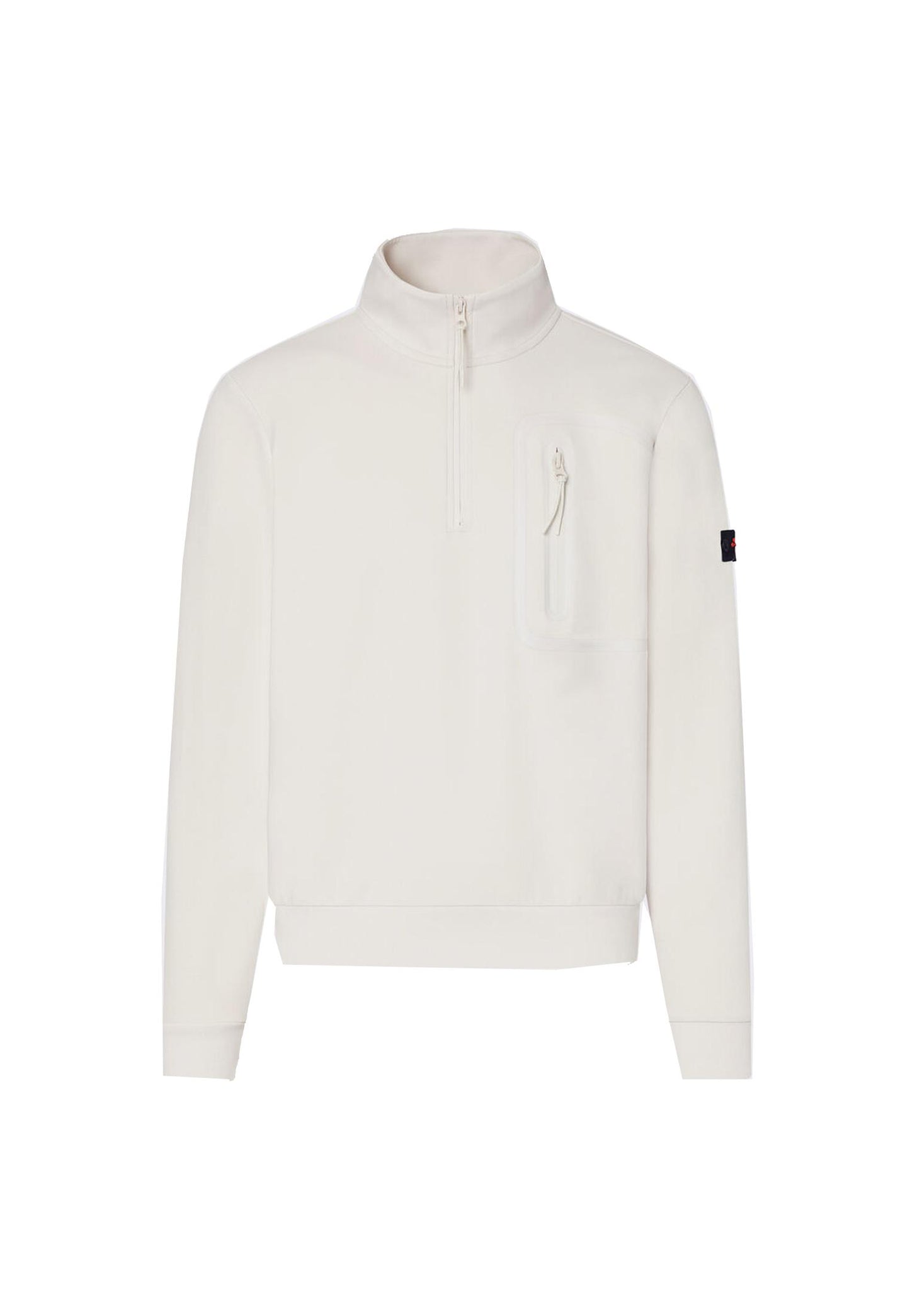 Felpa con collo a lupetto mezza zip panna Kent Peuterey P26 PEU5798 99012177 729729 PEUTEREY 