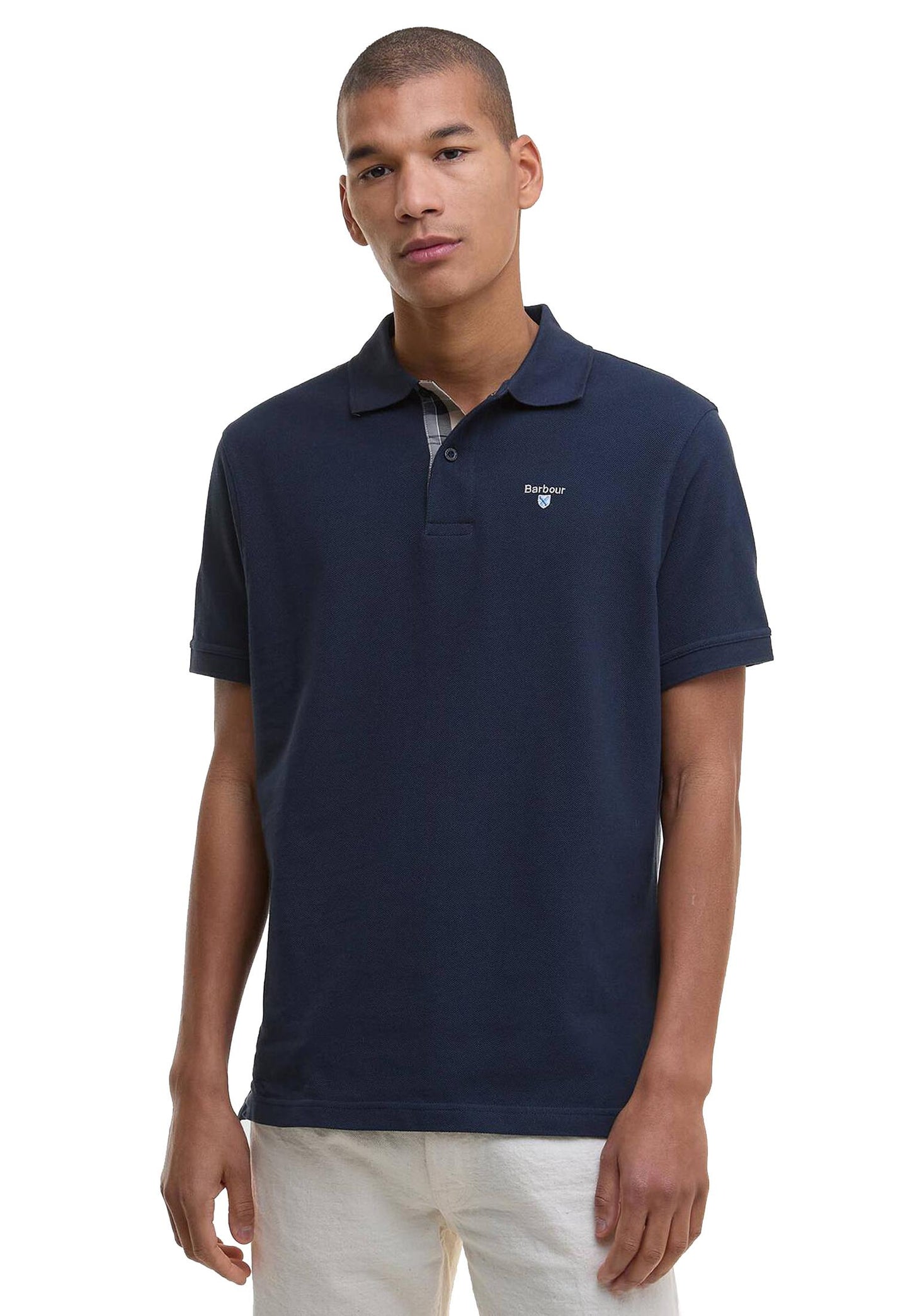 Polo mezza manica classica blu Barbour P26 MML0012 NY31NY31 BARBOUR 