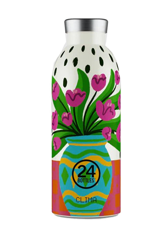 Borraccia Fiori Rosa Clima 500ml 24Bottles 1871-FIORI ROSA 500ML 24BOTTLES 