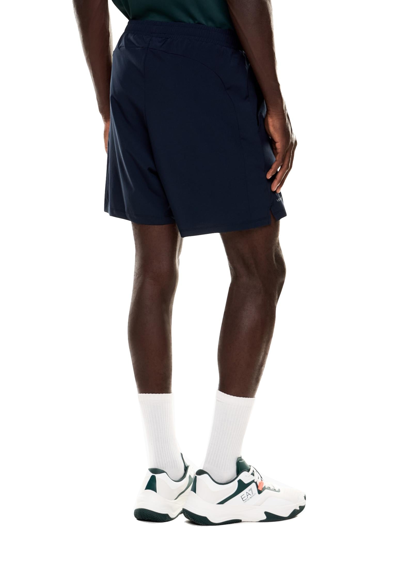 Pantaloncini shorts blu navy sportivi tennis padel Ventus7 EA7 Armani A25 7M000835 AF17683 UB102UB102 EA7 TENNIS 
