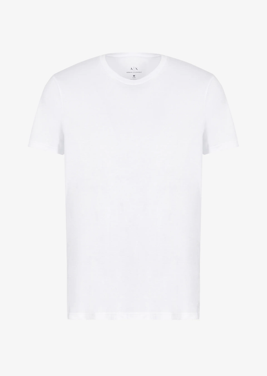 T-shirt girocollo cotone bianca Armani Exchange P24