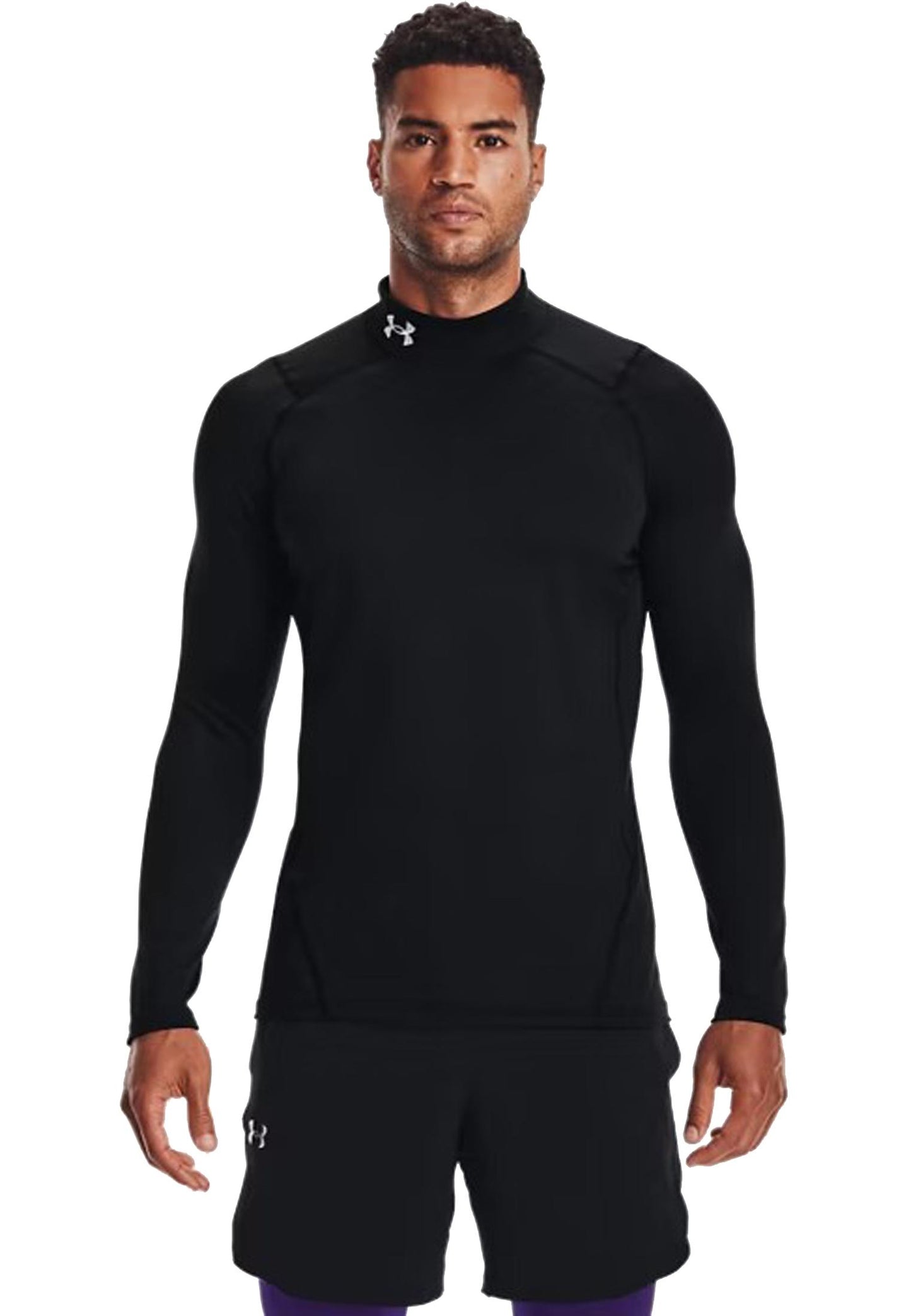 T-shirt a manica lunga nera allenamento fitness Coldgear Under Armour A25 77-1366066 00010001 UNDER ARMOUR 