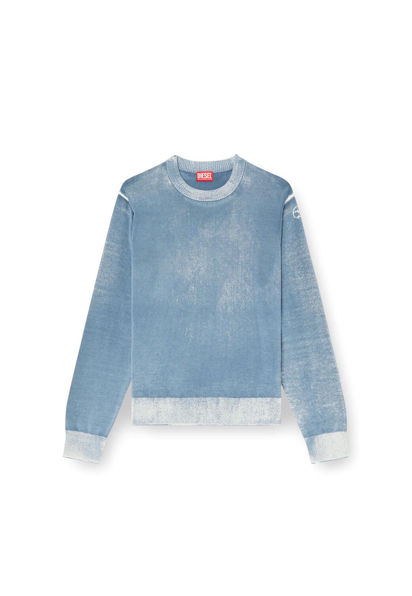 Maglia pullover girocollo blu chiaro K-Larence-B Diesel P25 A11187 0BEAR449 DIESEL 