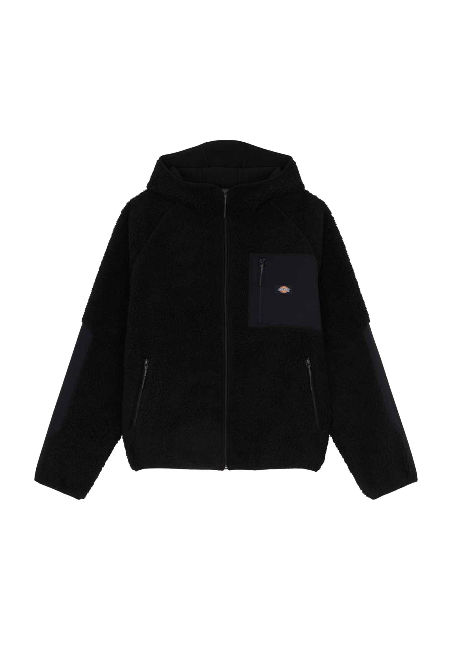 Pile giacca nera pelo lungo con cappuccio Central High Dickies A25 DK0A87NVBLK DKBLKDKBLK DICKIES 