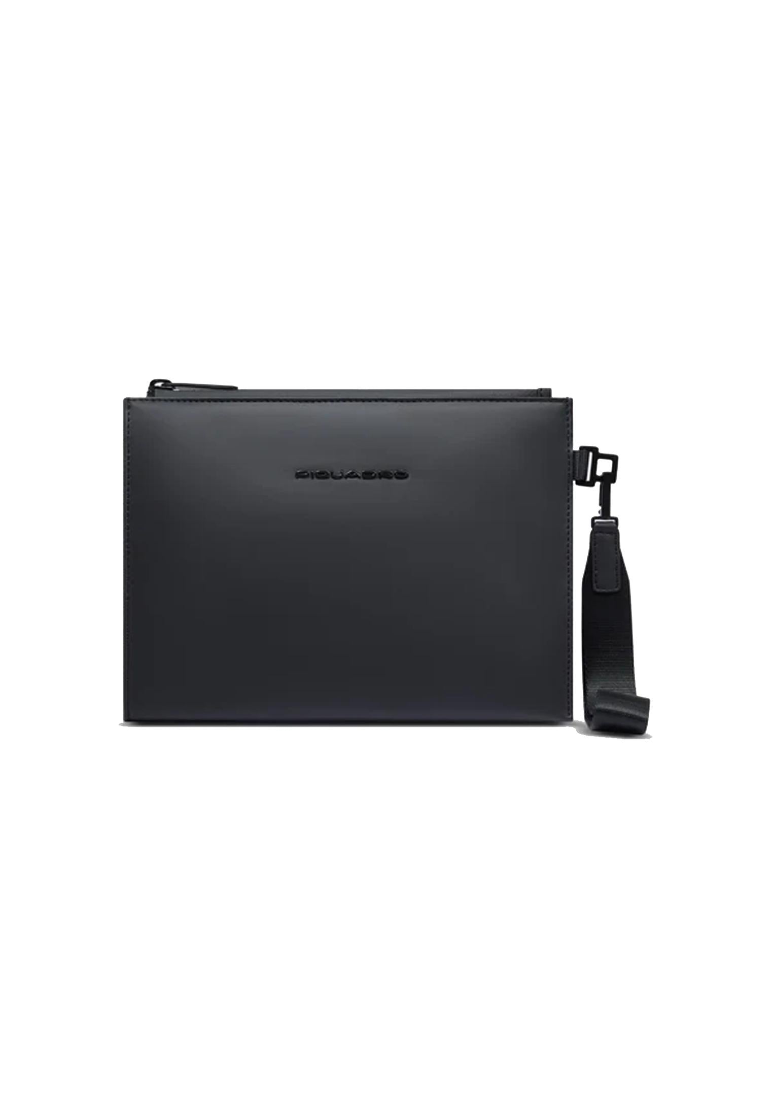 Pochette nera tessuto gommato resistente all'acqua Piquadro A25 AC6833C2OW NN PIQUADRO 