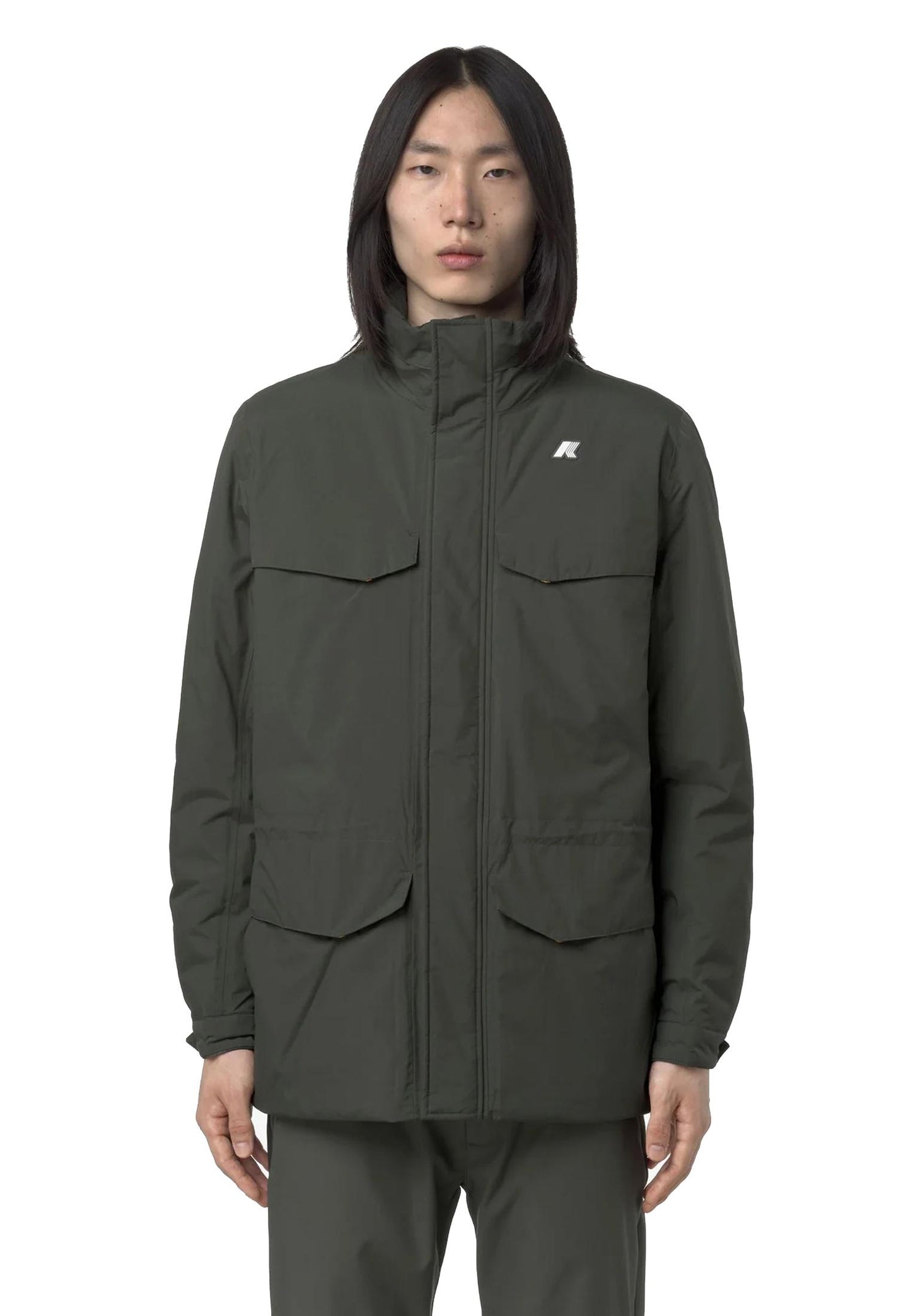 Giacca impermeabile verde Manuel Warm K-way A25 K8136VW WMRWMR K-WAY 
