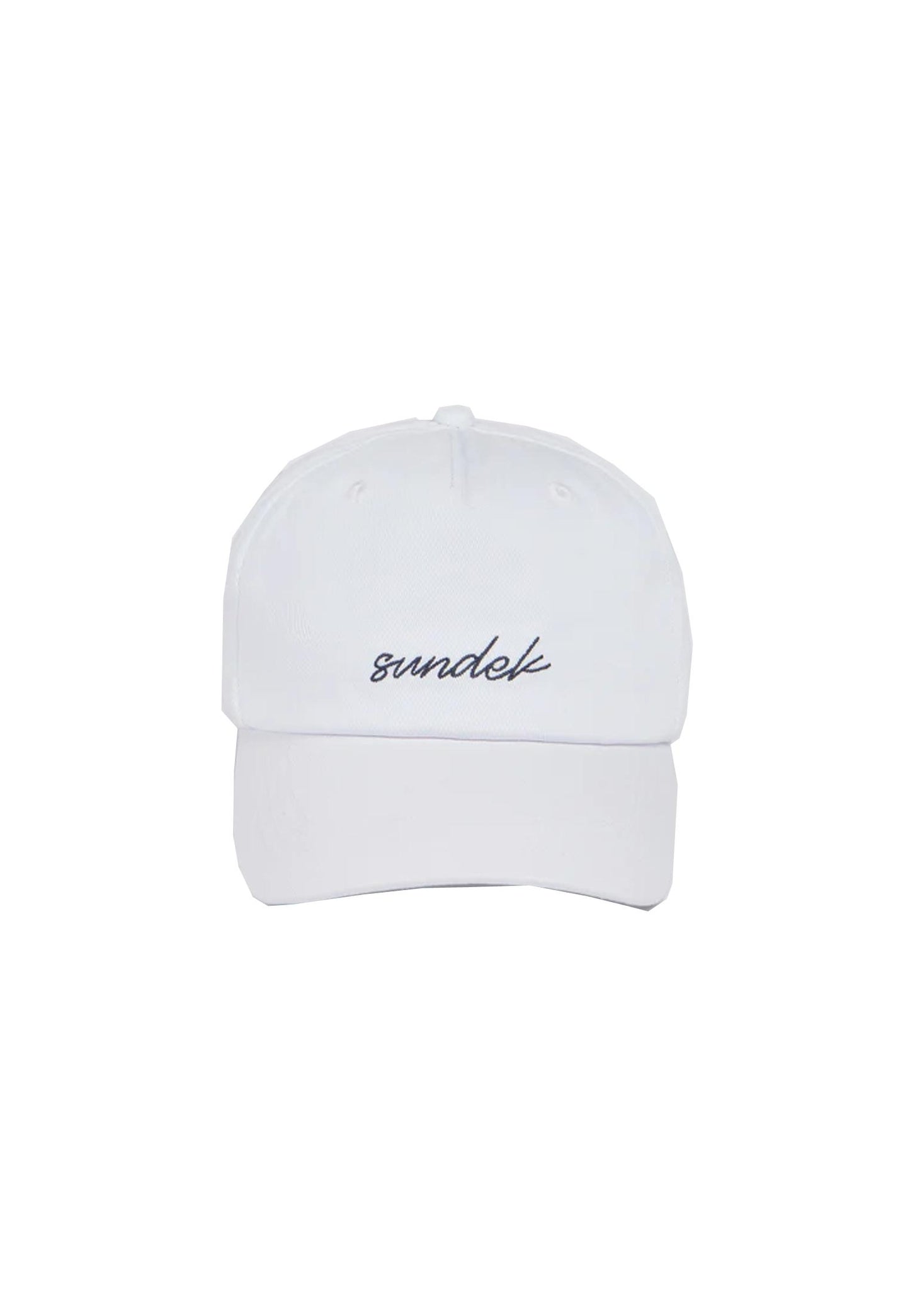 Cappellino baseball bianco unisex cotone Sundek P26 AM012AHC2000 T6S07100601 SUNDEK 