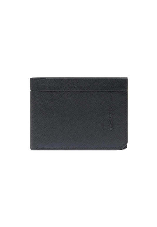 Portafoglio nero pelle con portamonete Piquadro A25 PU257W137R NN PIQUADRO 