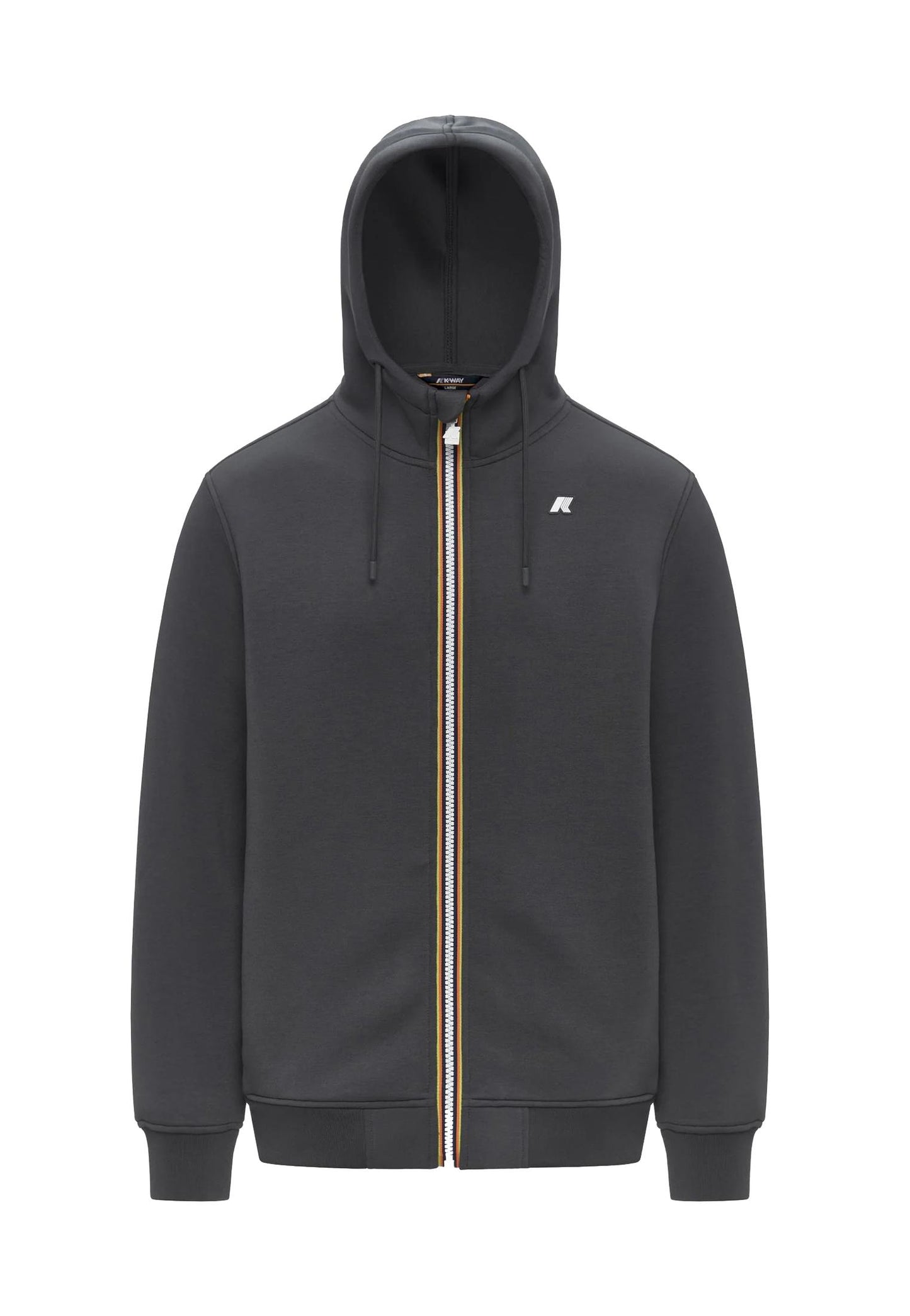 Giacca in pile con cappuccio grigio Rainer Spacer K-way A25 K2141DW 133133 K-WAY 