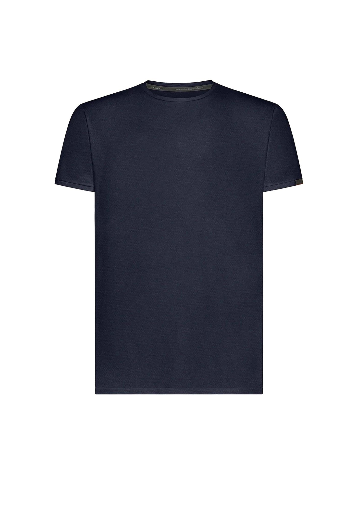 T-shirt girocollo blu elasticizzata Oxford Logo RRD P26 26216 6161 RRD 