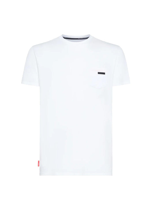 T-shirt bianca girocollo traspirante Revo RRD P26 26200 0909 RRD 