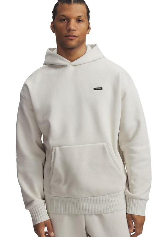 Felpa con cappuccio bianca Icon Heavy Rib Under Armour A25 77-6008900 01100110 UNDER ARMOUR 