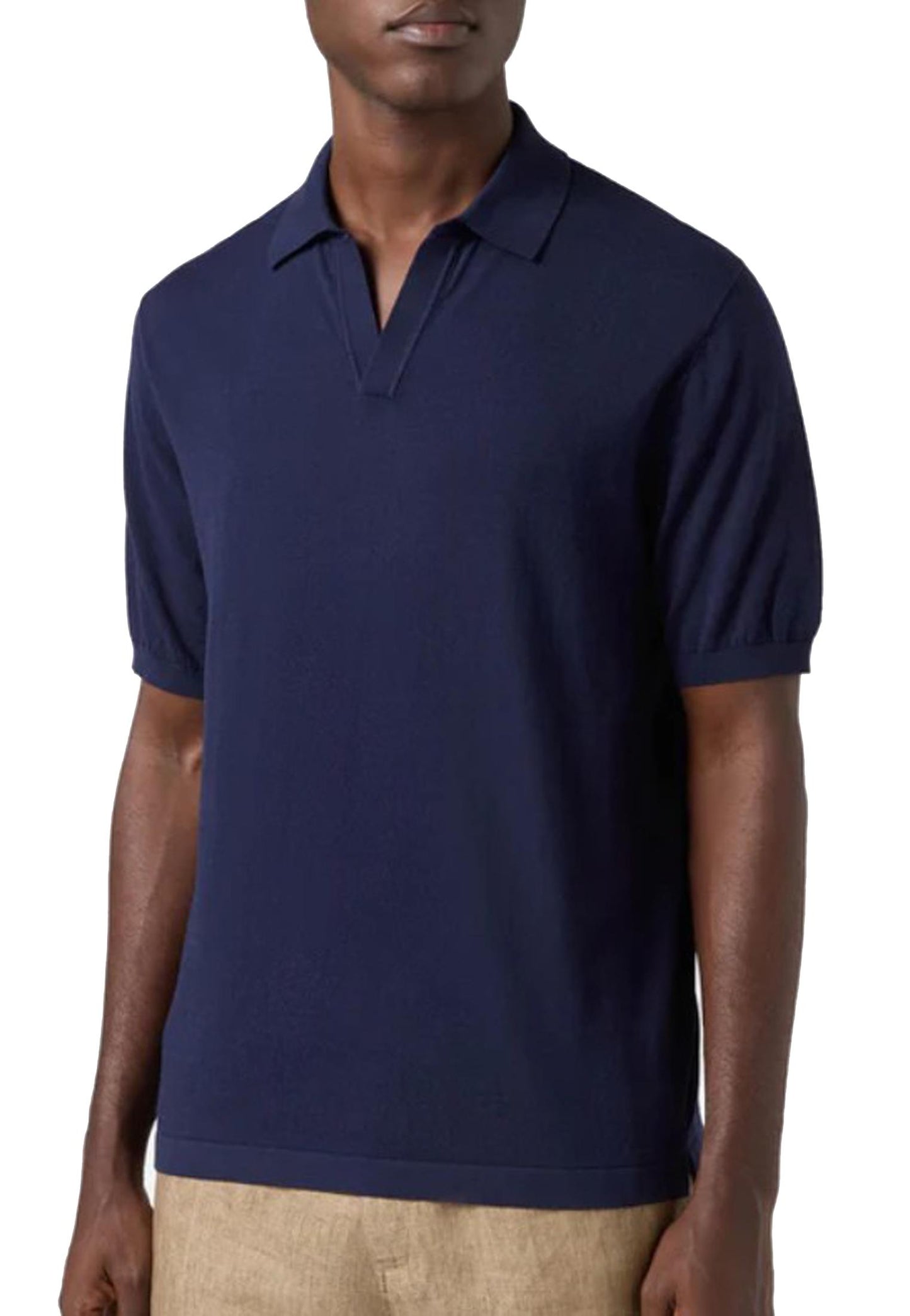 Polo manica corta blu Sloan cotone leggero MC2 Saint Barth P26 SLO0001 00097L00097L MC2 