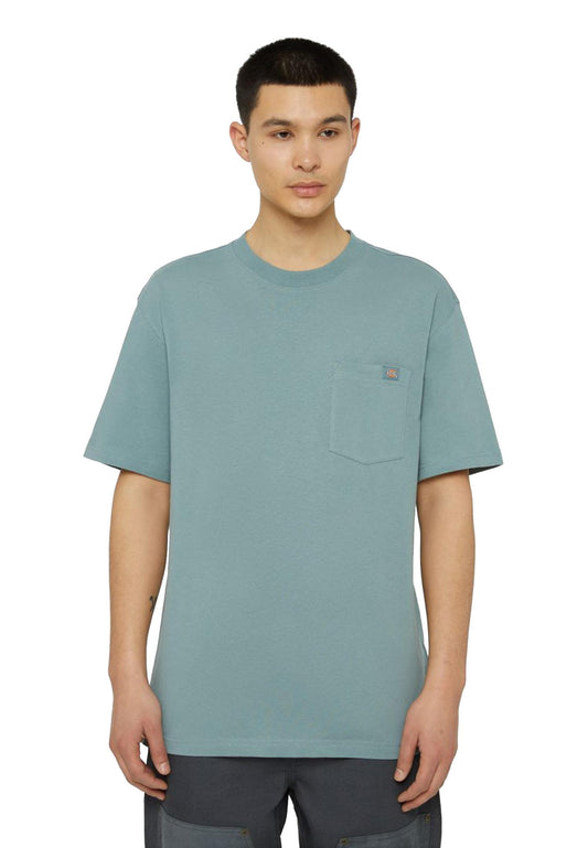 T-Shirt Grigio Tropper girocollo Luray A Maniche Corte Con Taschino Dickies A23 DK0A4YFCG071 G071 DICKIES 