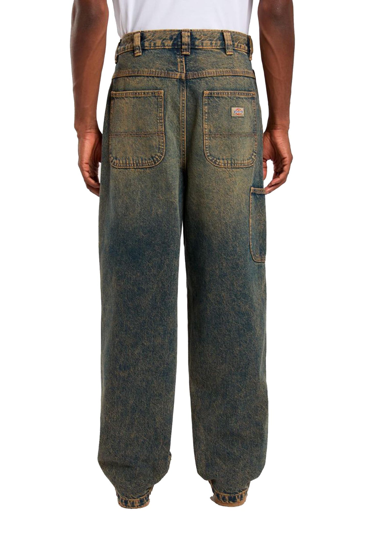 Pantaloni jeans gialli denim Madison baggy Dickies P25 DK0A4YEC YELLOW WASH K581YELL WASH K581 DICKIES 