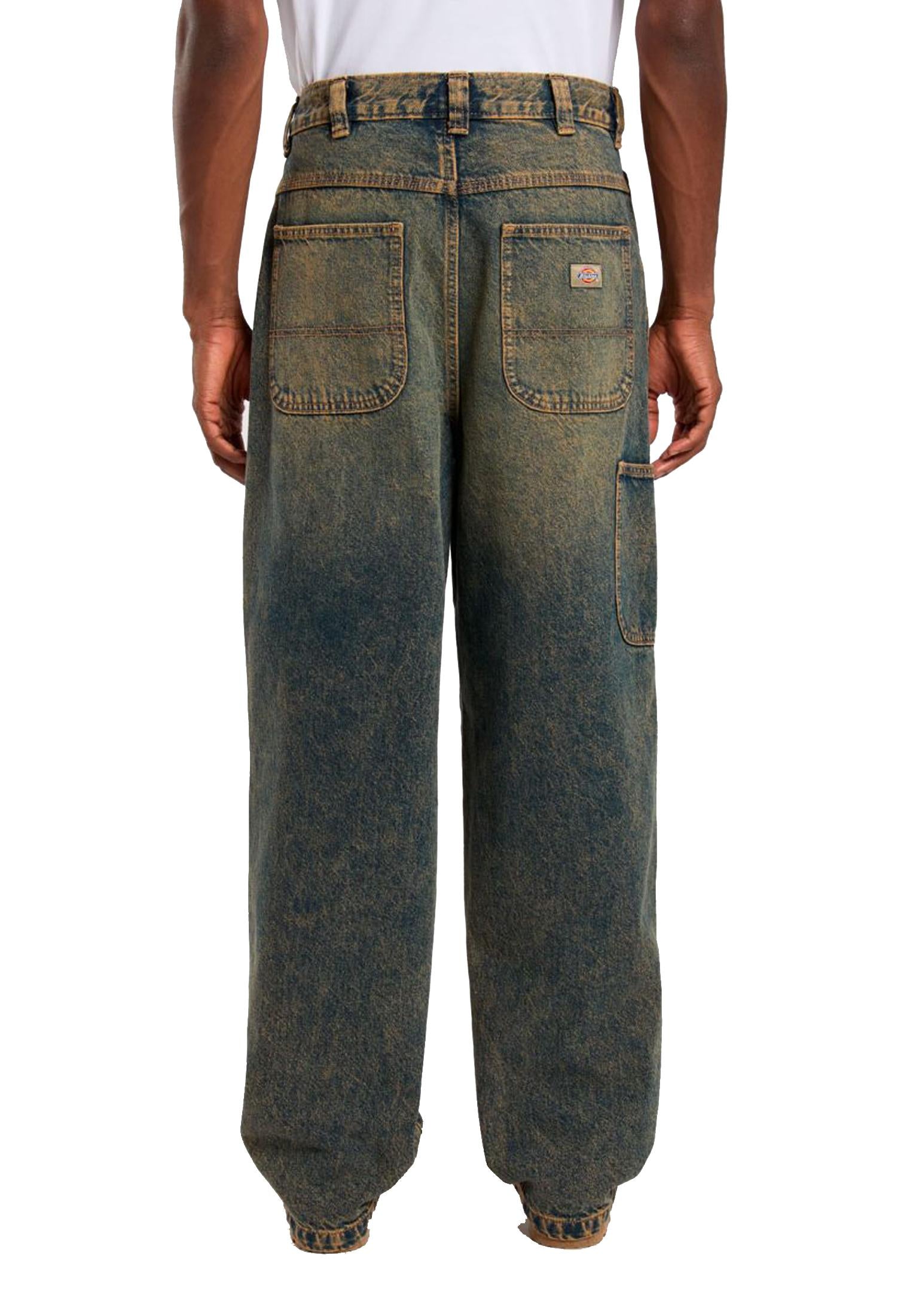 Pantaloni jeans gialli denim Madison baggy Dickies P25 DK0A4YEC YELLOW WASH K581YELL WASH K581 DICKIES 