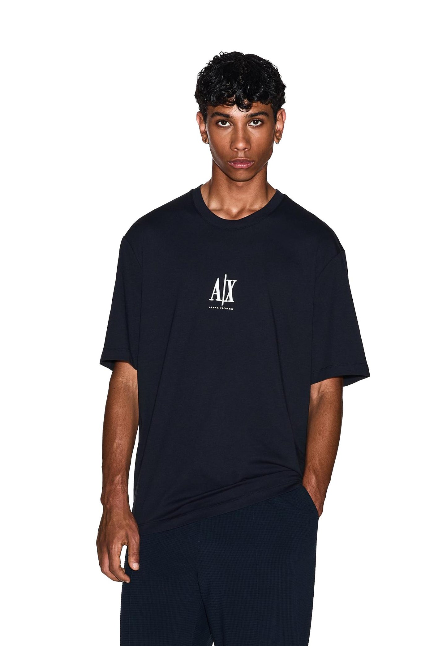 T-shirt girocollo blu Armani Exchange P26 XM000363 AF12308 UB101UB101 ARMANI EXCHANGE 