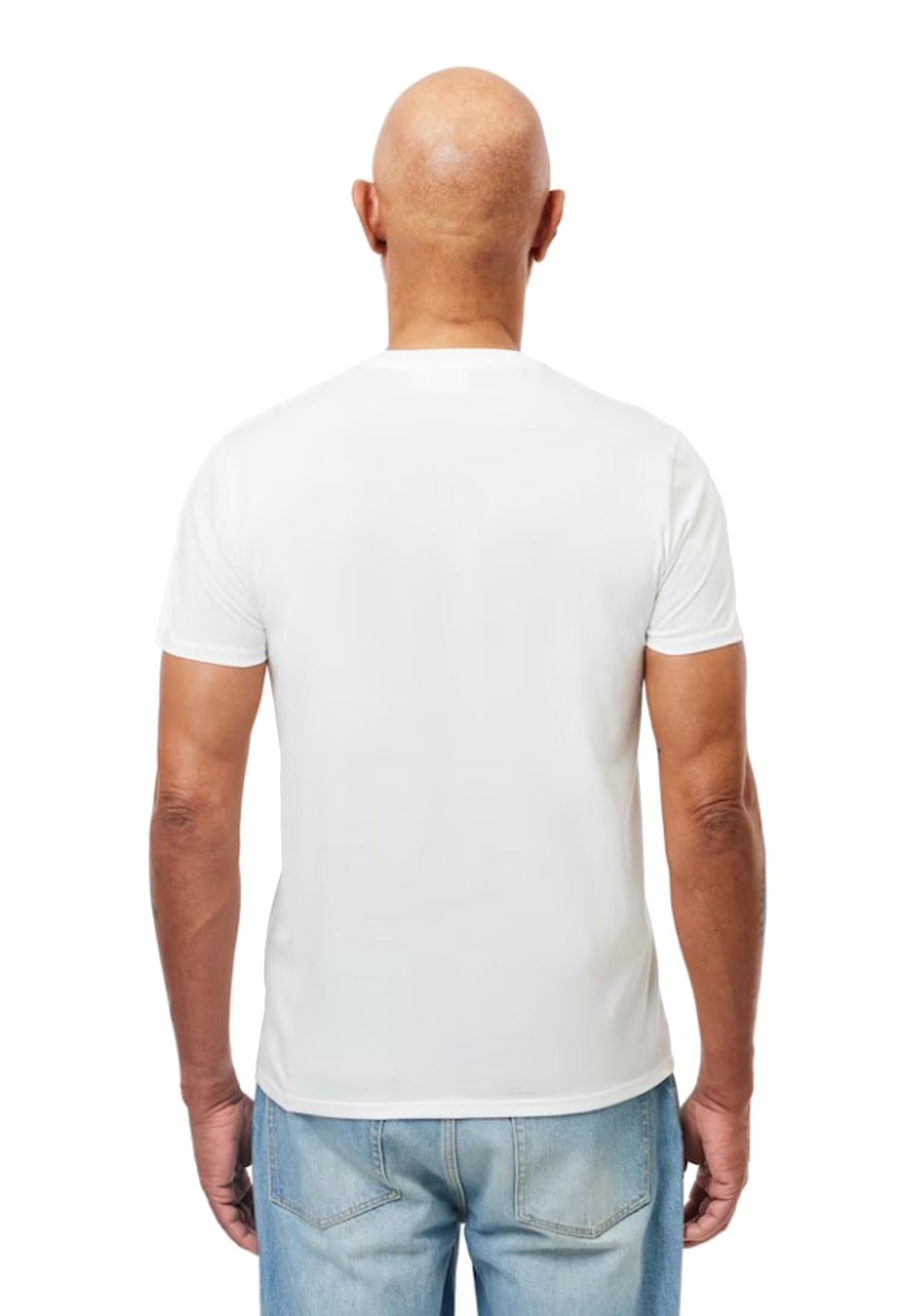 T-shirt girocollo classica bianca cotone Lacoste A25 TH6709 001001 LACOSTE 