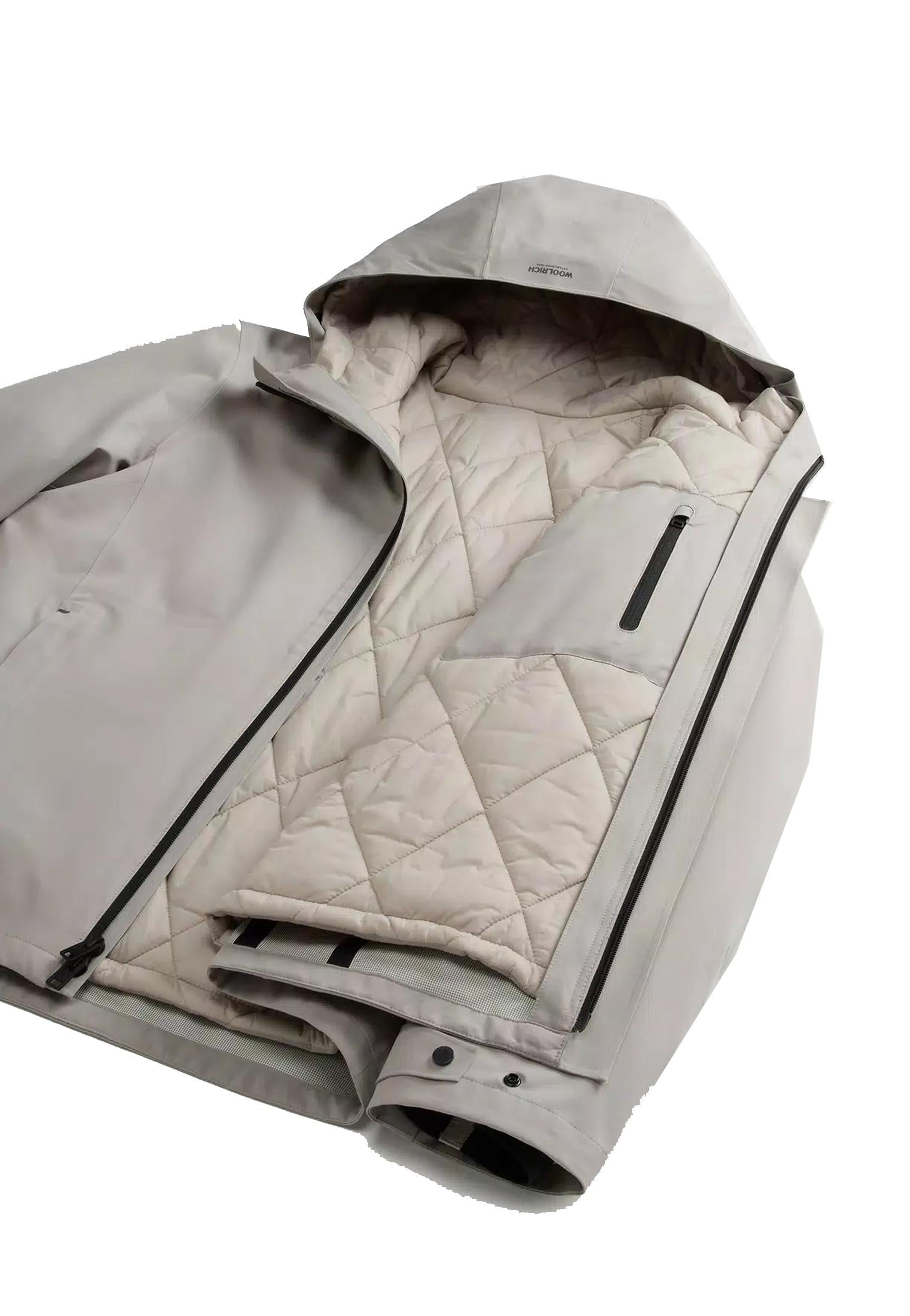 Giacca 3 in 1 impermeabile grigio Crestmont Woolrich A25 CFWOOU2099MRUT4099 74247424 WOOLRICH 