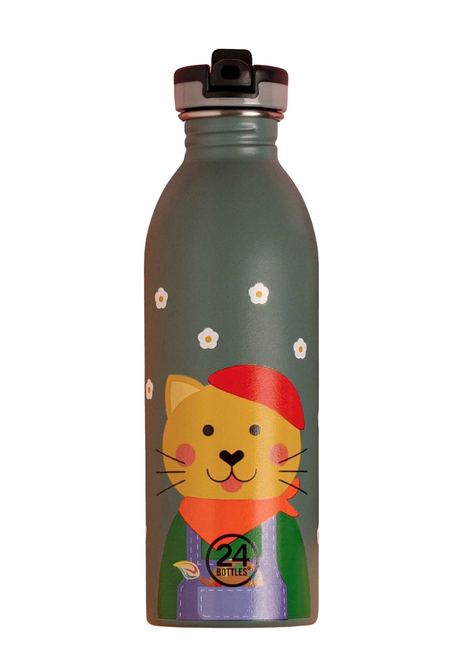 Borraccia Urban Kids non termica Smart Cat 500ml 24Bottles 1958-SMART CAT 500 ML 24BOTTLES 
