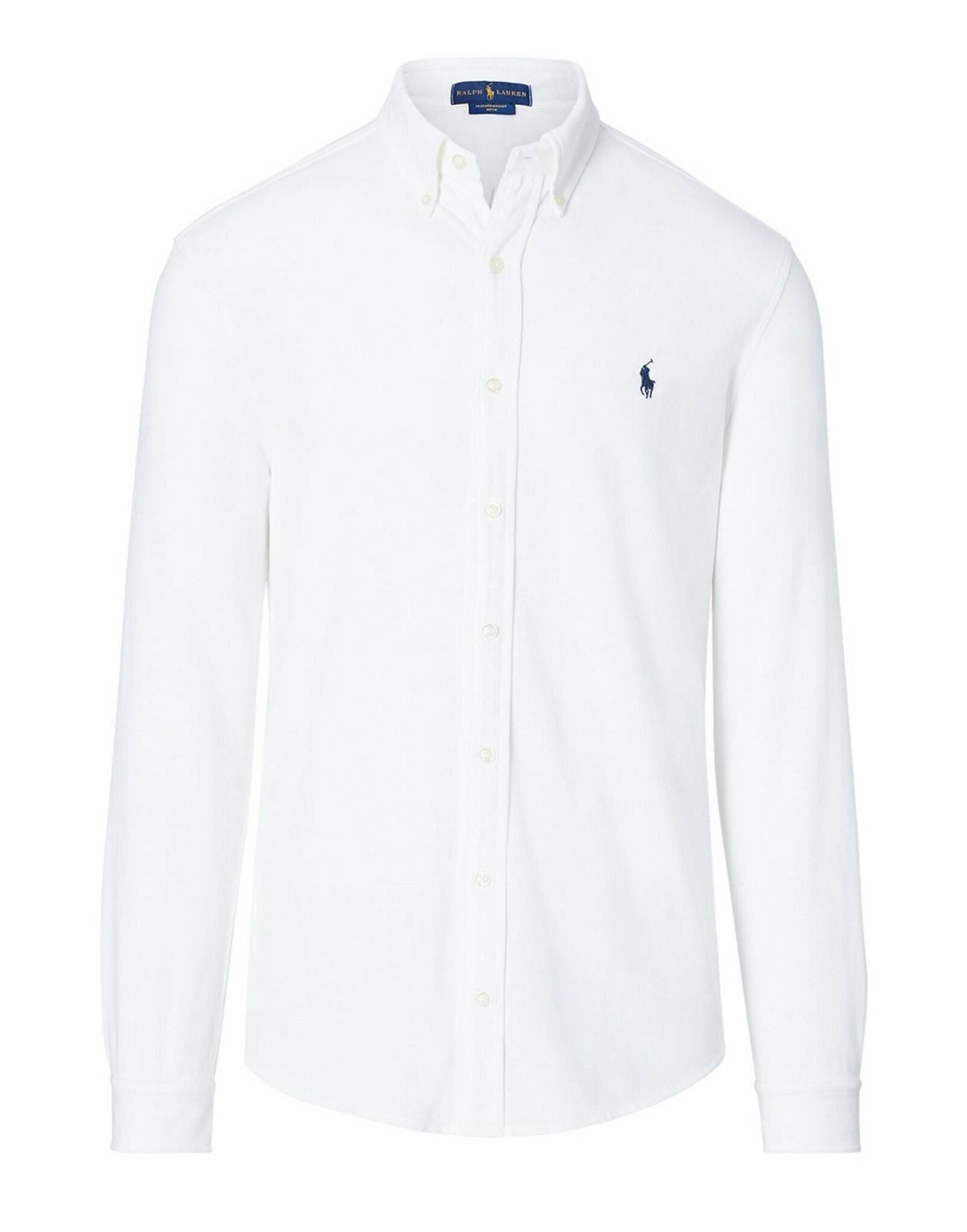 Camicia Bianca in Piquet Polo Ralph Lauren P25