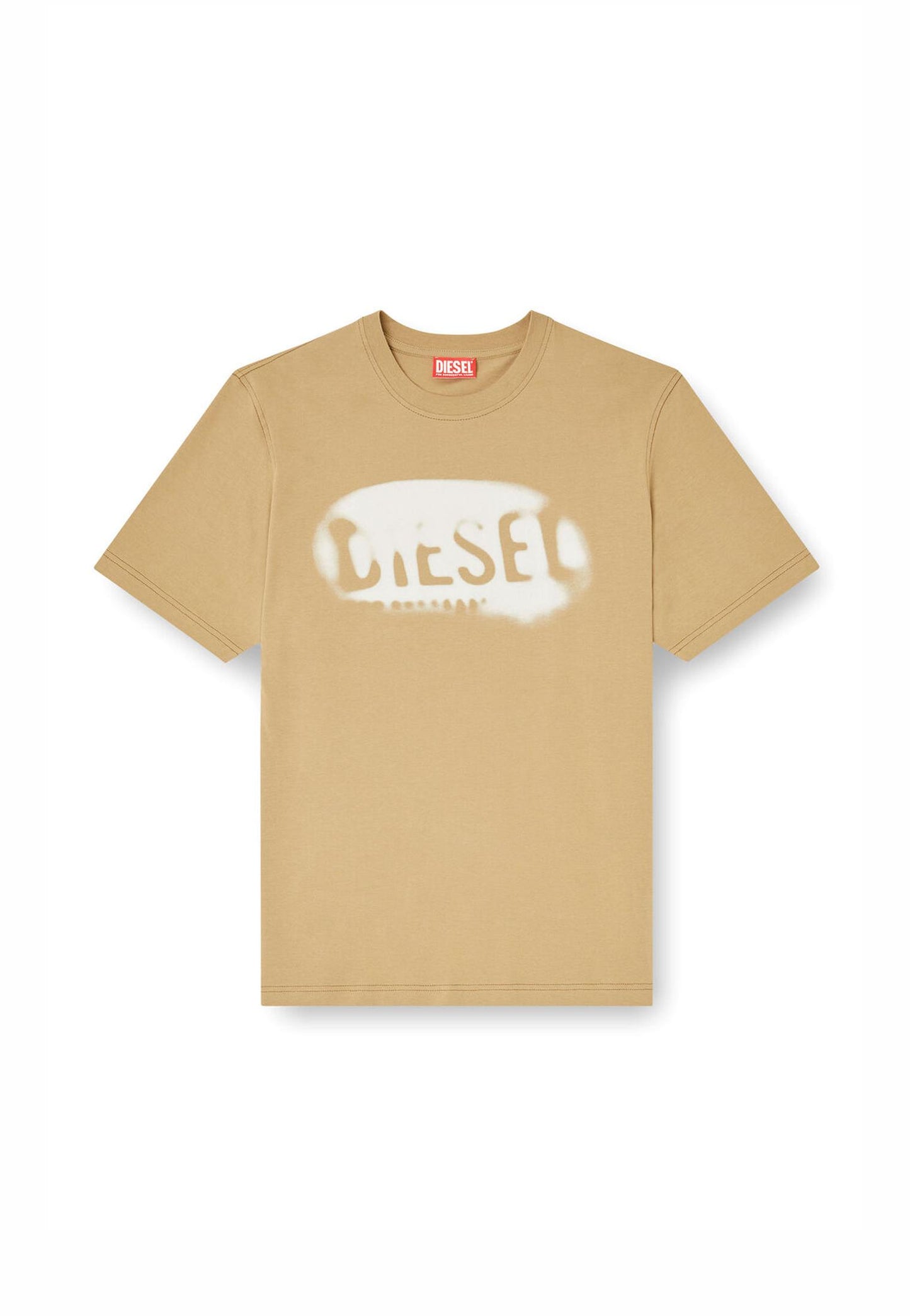 T-shirt girocollo beige cotone Diesel P26 A199710QIAM 7DG DIESEL 