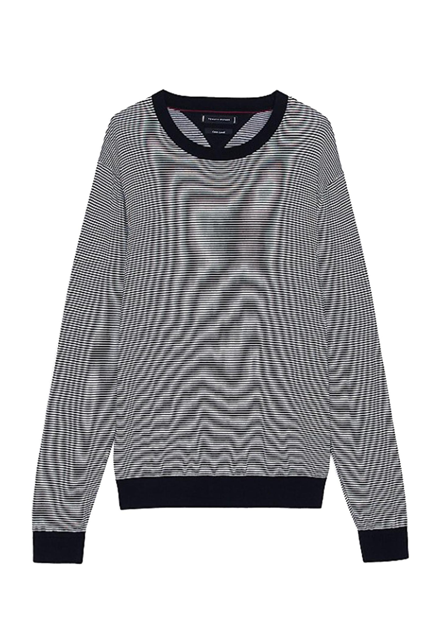 Maglia pullover cotone a righe Tommy Hilfiger P25