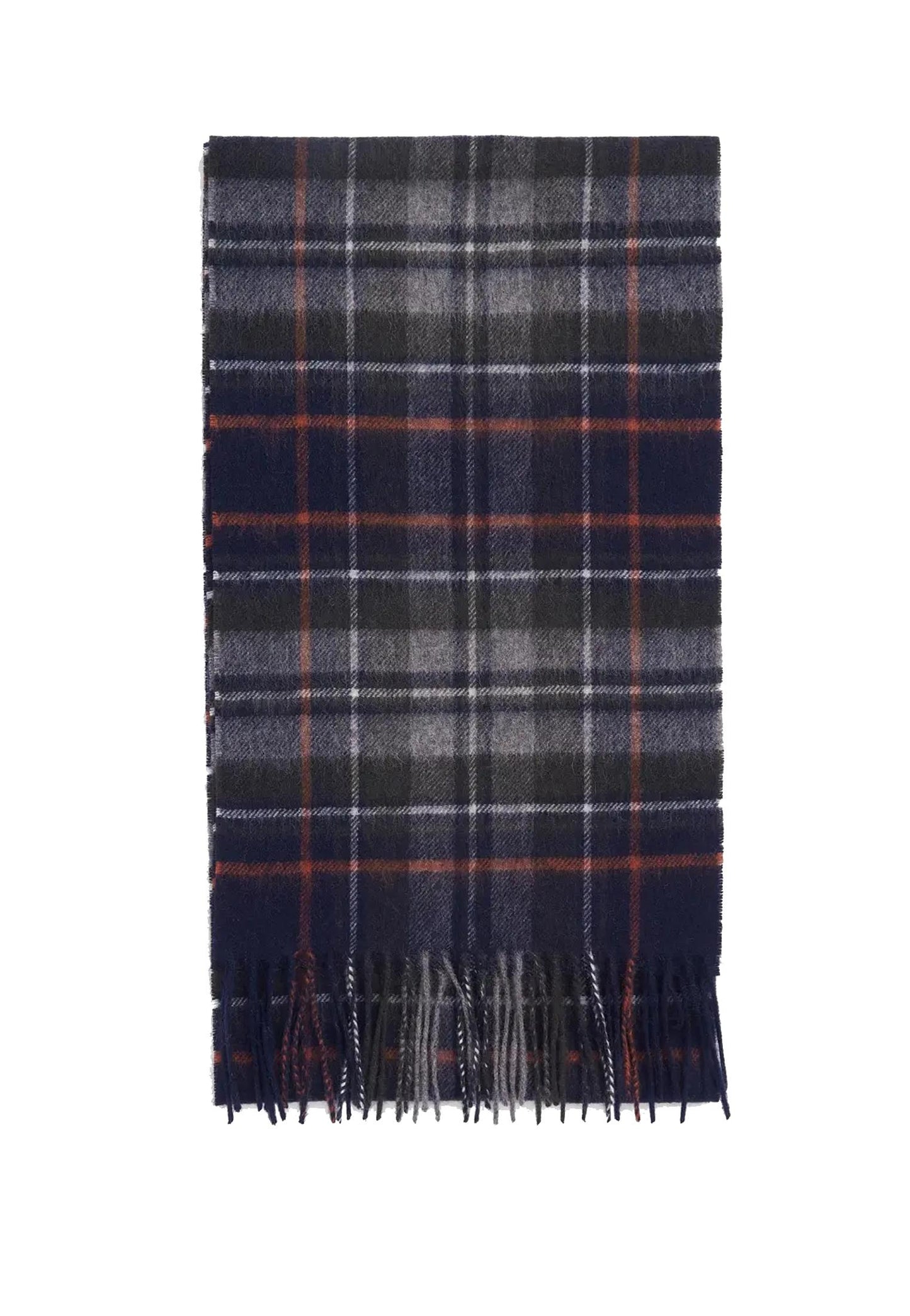 Sciarpa blu tartan misto lana e cashmere New Check Barbour A25 252MUSC0137 NY95NY95 BARBOUR 