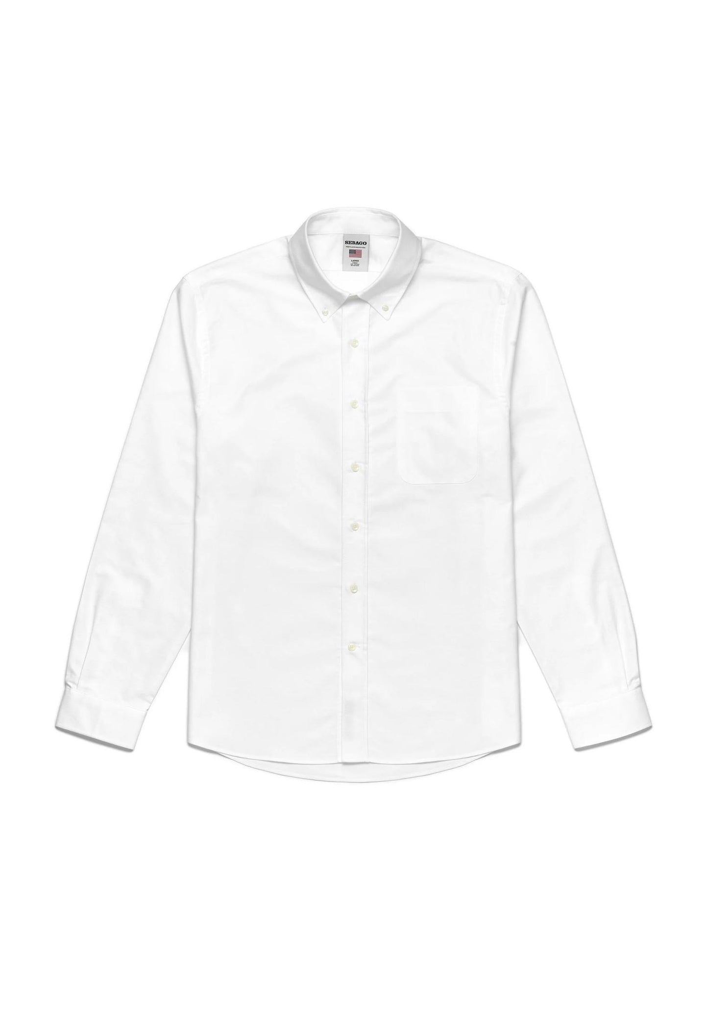 Camicia bianca cotone Whaleback Sebago A25 73117SW 001001 SEBAGO 
