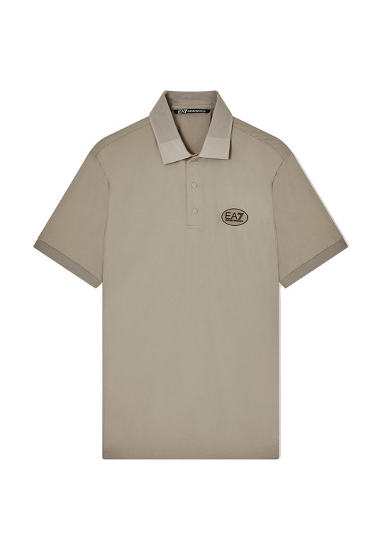 Polo a manica corta tecnica beige Golf Tennis Padel Ventus7 EA7 Armani P26 7M001290 AF13689 U6167U6167 EA7 GOLF 