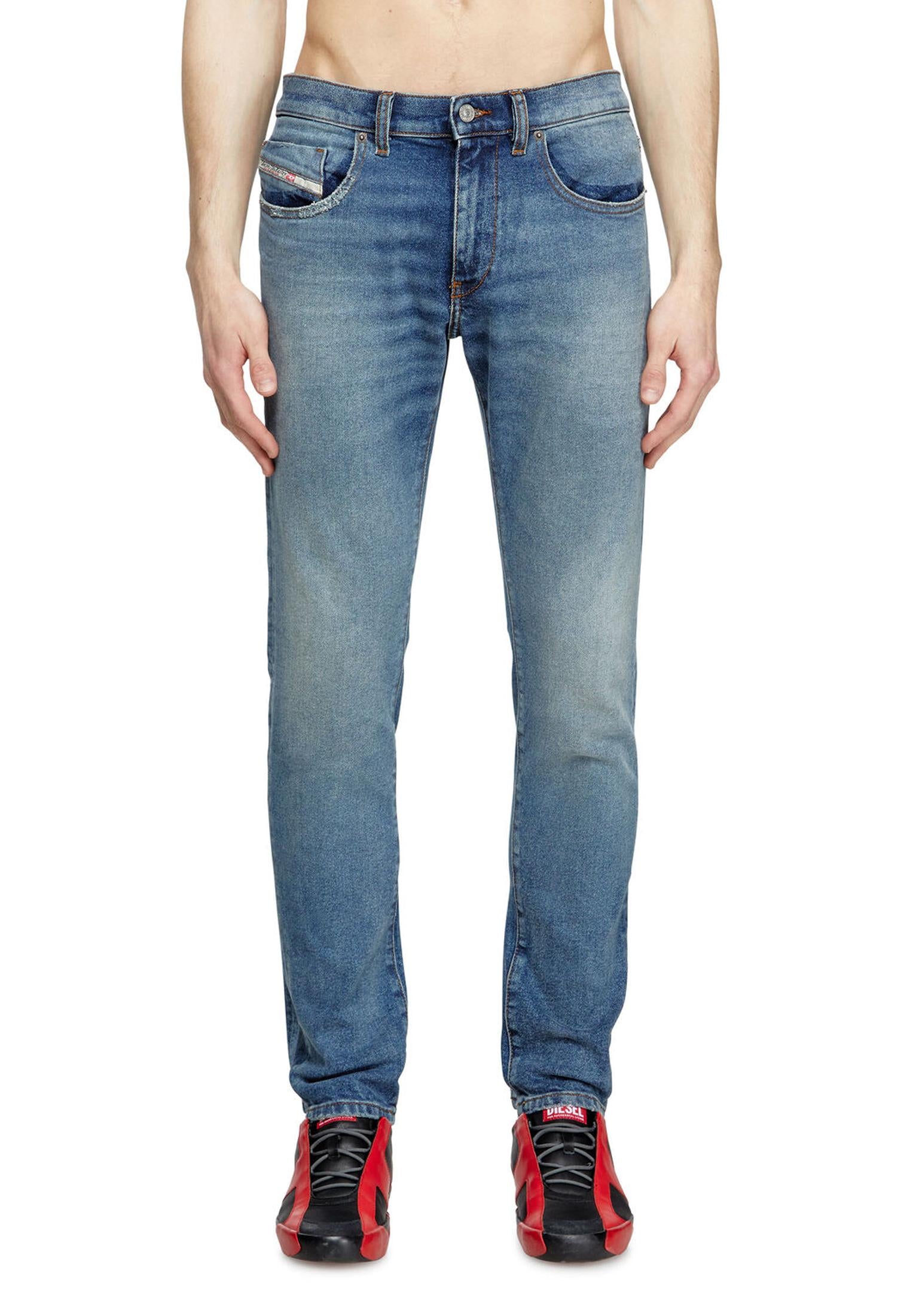 Pantaloni Jeans Denim Slim fit 2019 D-Strukt Odbef Diesel A25 A03558-0DBEF 900900 DIESEL 