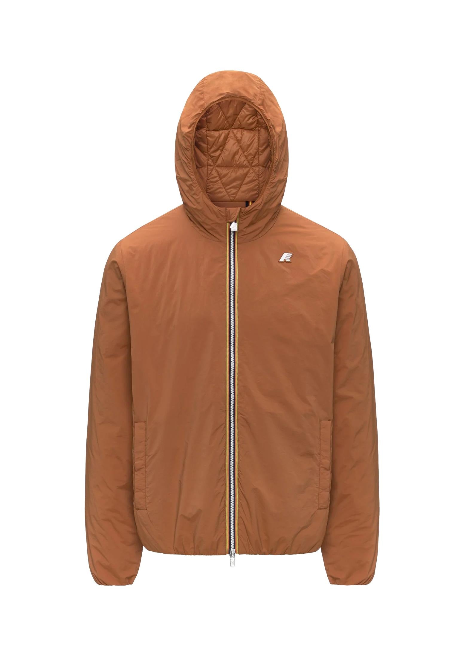 Giacca arancione imbottita blu Jack Plain Warm K-Way A25 K2136DW WGGWGG K-WAY 