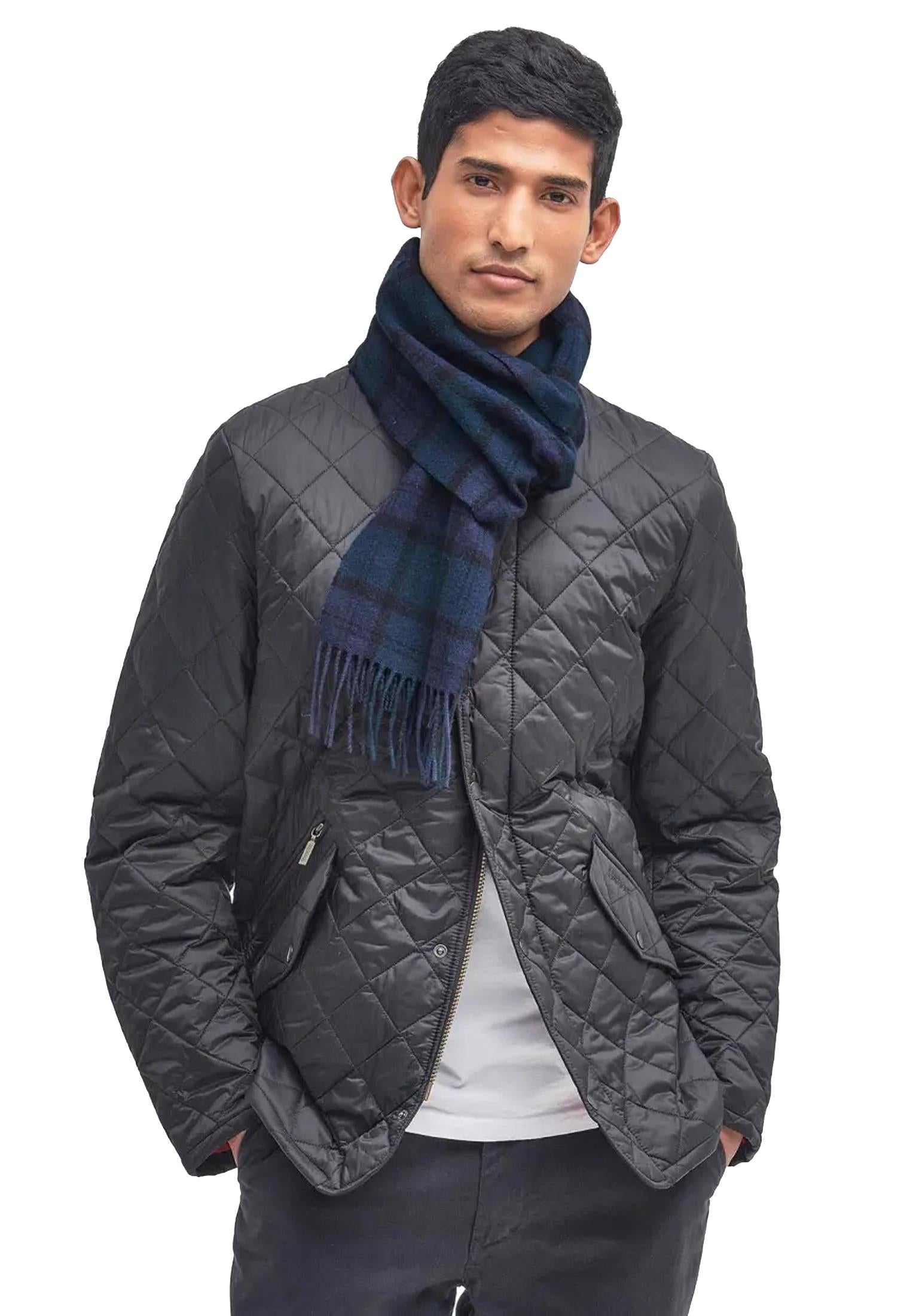 Sciarpa lana blu tartan Barbour A25 252MUSC0001 NY91NY91 BARBOUR 