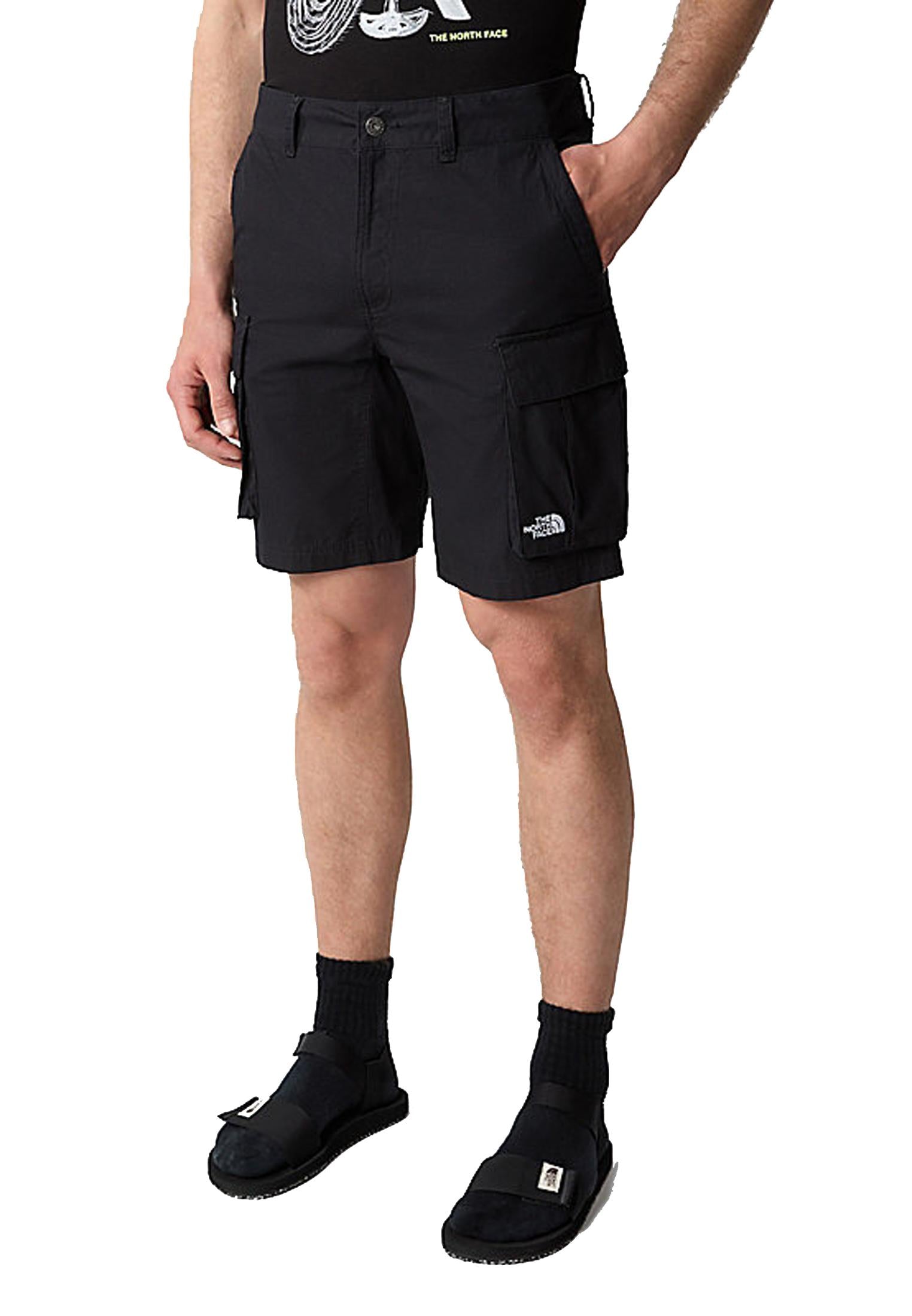 Pantaloncini bermuda cargo cotone nero Anticline The North Face P24 NF0A55B6JK31 NFJK3NFJK3 THE NORTH FACE 