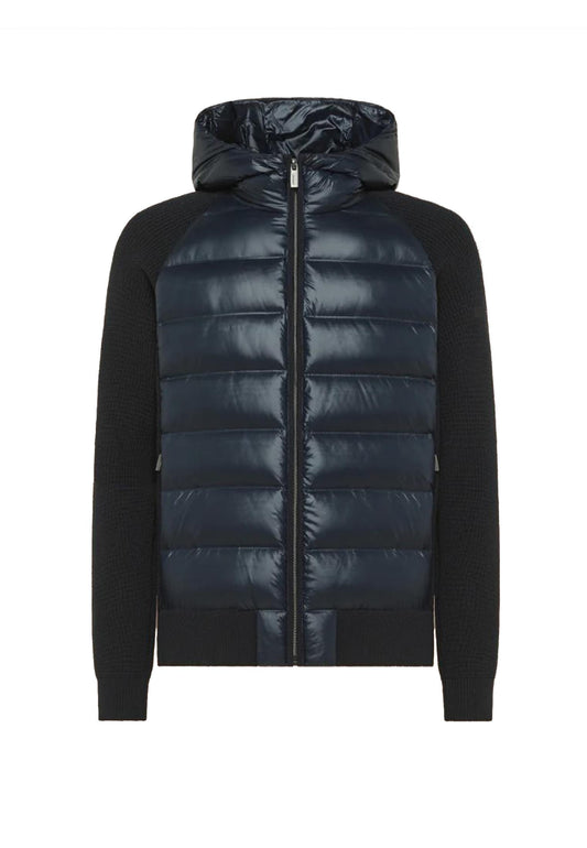 Giubbotto Maglia imbottita con cappuccio blu RRD A24 W24126 6060 RRD 