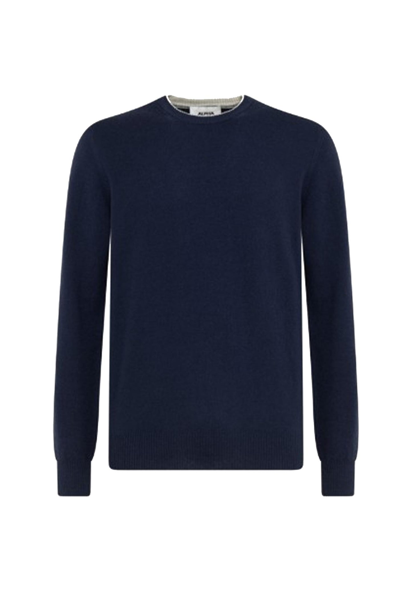 Maglia girocollo lana blu Urban Basic Alpha Studio A25 AU-3100C 10071007 ALPHA 
