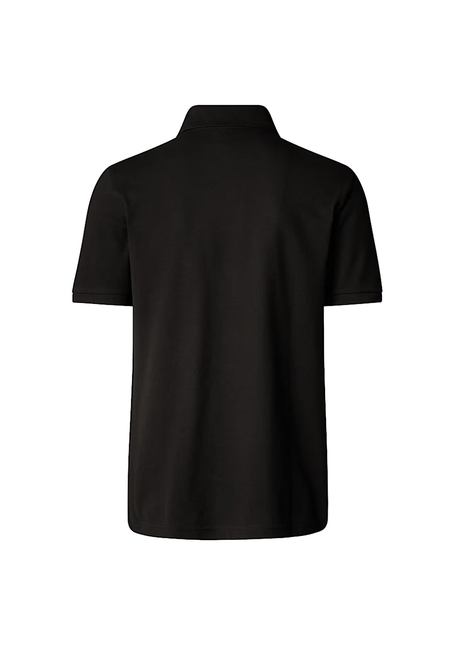 Polo mezza maniche nera Essential regular fit The North Face P26 NF0A8C1P BLACKBLACK THE NORTH FACE 