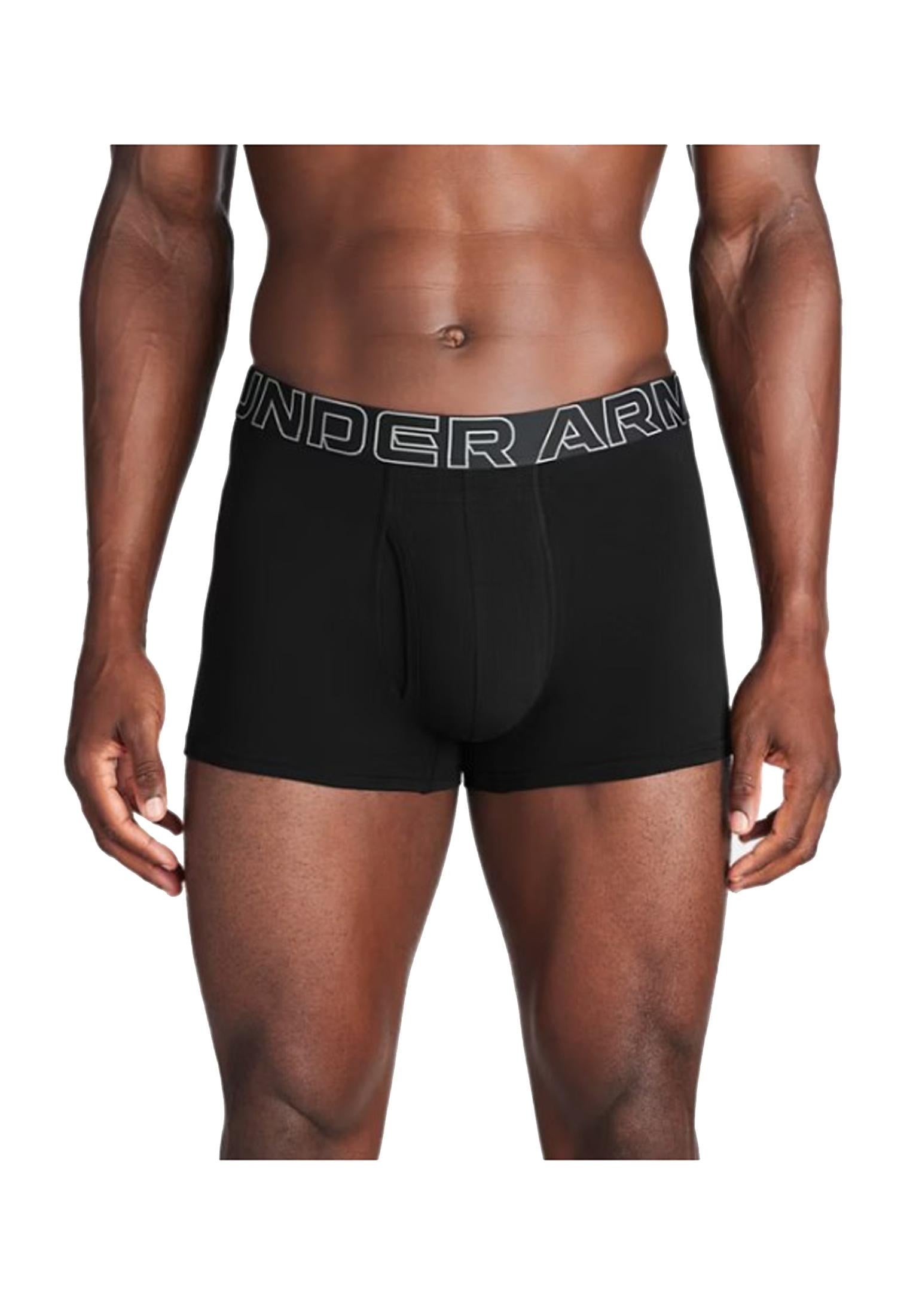 Pacchetto 3 boxer mutande nere Performance cotone Under Armour P26 77-1383891 00010001 UNDER ARMOUR 