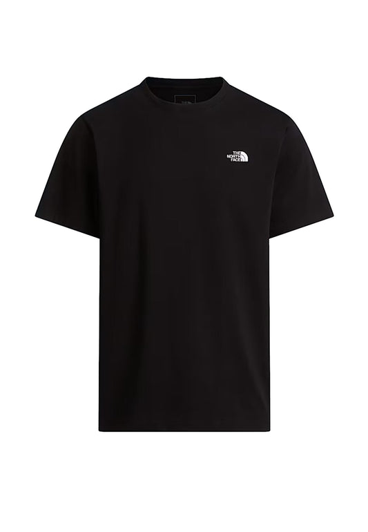 T-shirt giricollo nera cotone Evolution Simple Dome The North Face P26 NF0A8CZ2JK31 NFJK3NFJK3 THE NORTH FACE 