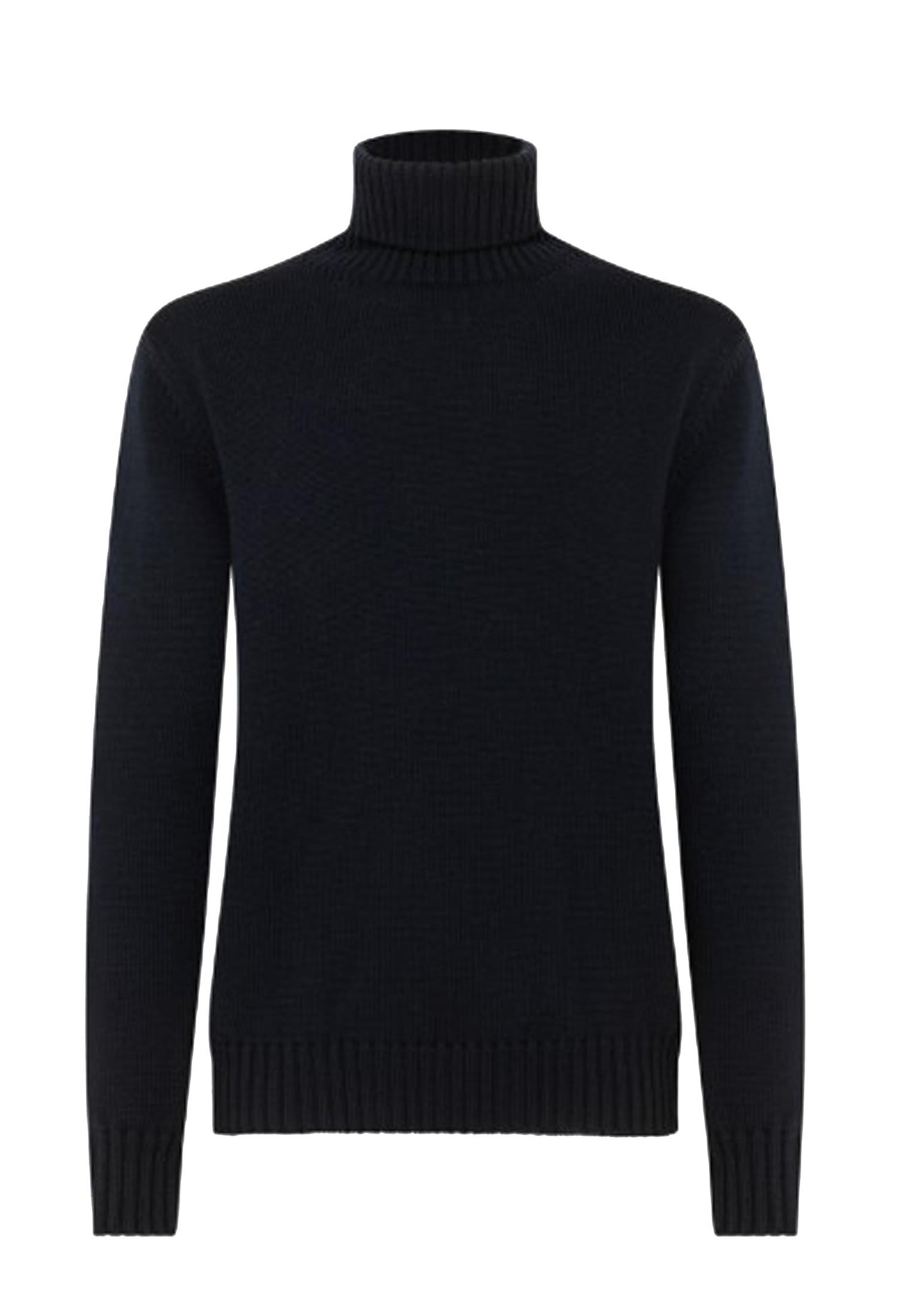 Maglione lupetto collo alto blu notte Ciclista Urban lana merinos Alpha Studio A25 AU-3031G 10011001 ALPHA 