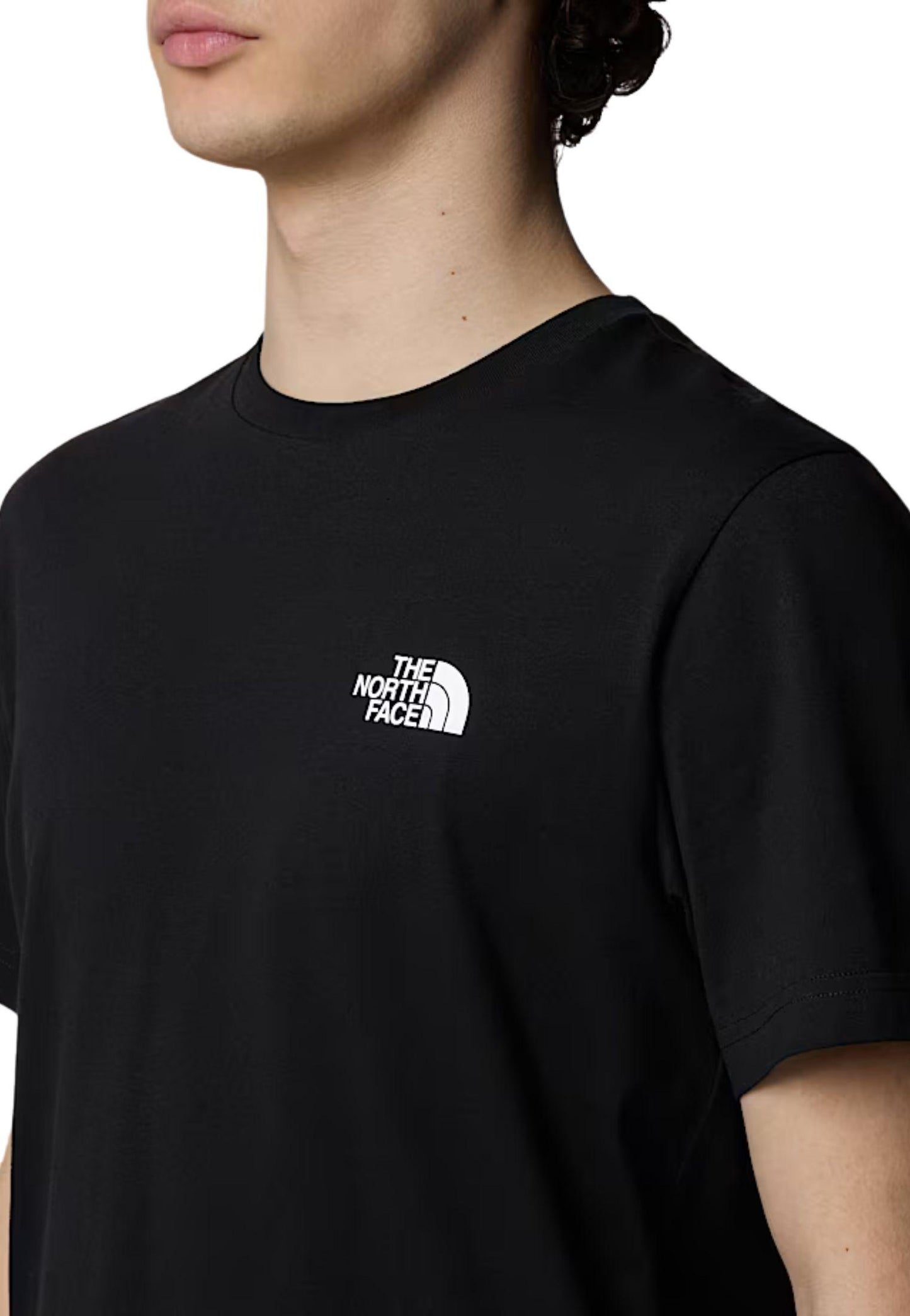T-shirt girocollo nera Simple Dome The North Face P25 NF0A87NGJK31 NFJK3NFJK3 THE NORTH FACE 