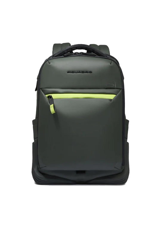 Zaino da viaggio verde porta pc e ipad tessuto gommato Piquadro A25 CA6638C2OW VEVE PIQUADRO 