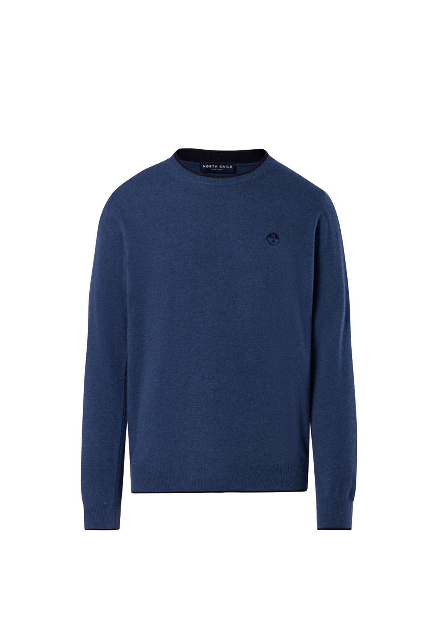 Maglione girocollo logo ricamato bluette North Sails A25 699775 07470747 NORTH SAILS 