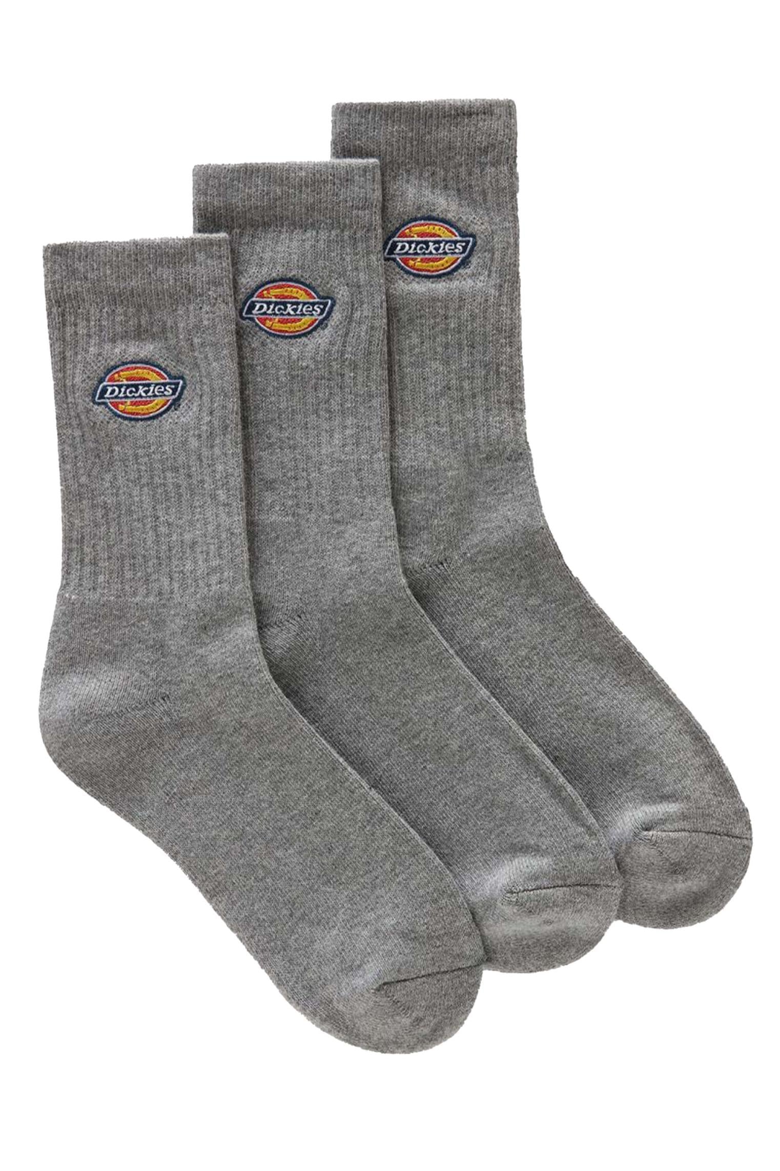 Set di tre paia calze grige con logo Dickies A24 DK0A4X82GYM1 DKGYMDKGYM DICKIES 